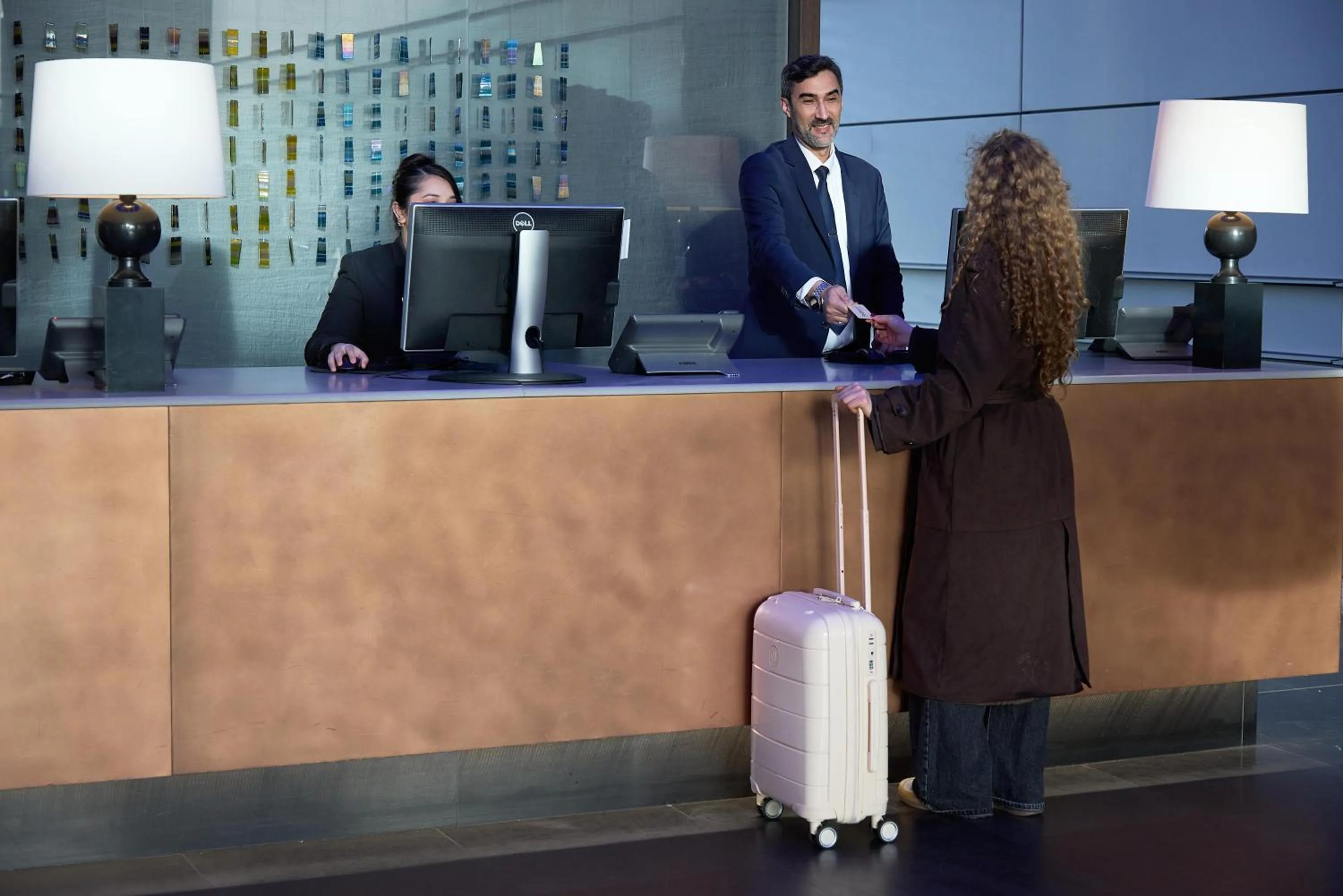 Lobby or reception in Radisson Blu Hotel, London Canary Wharf East