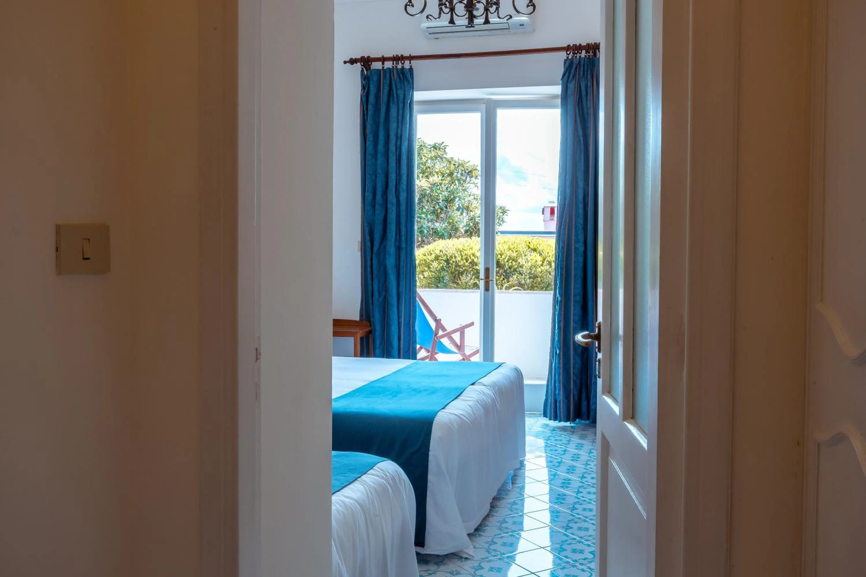 Bed in Hotel Villa Sarah