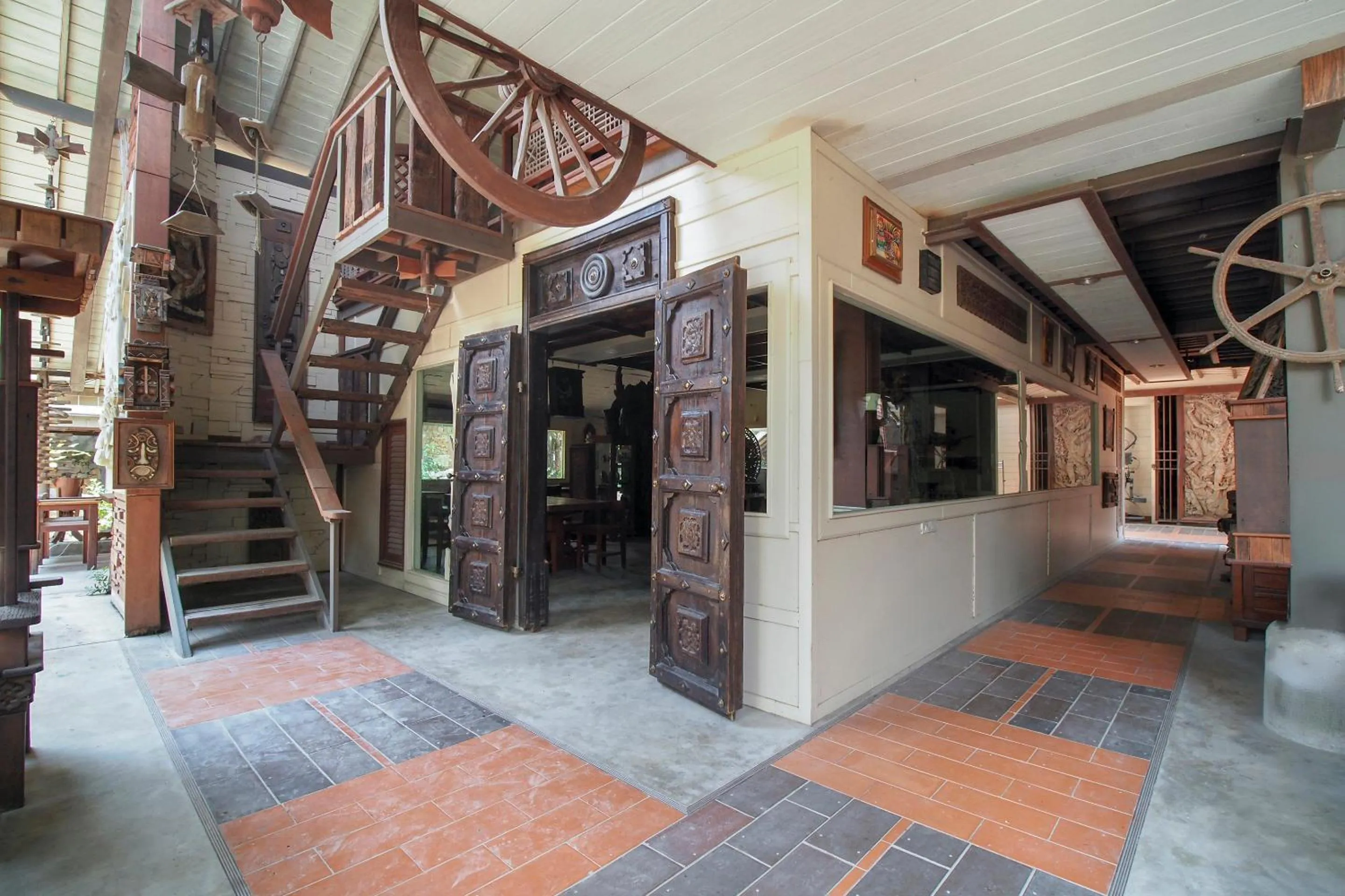 Facade/entrance in Suankaew Art Cottage