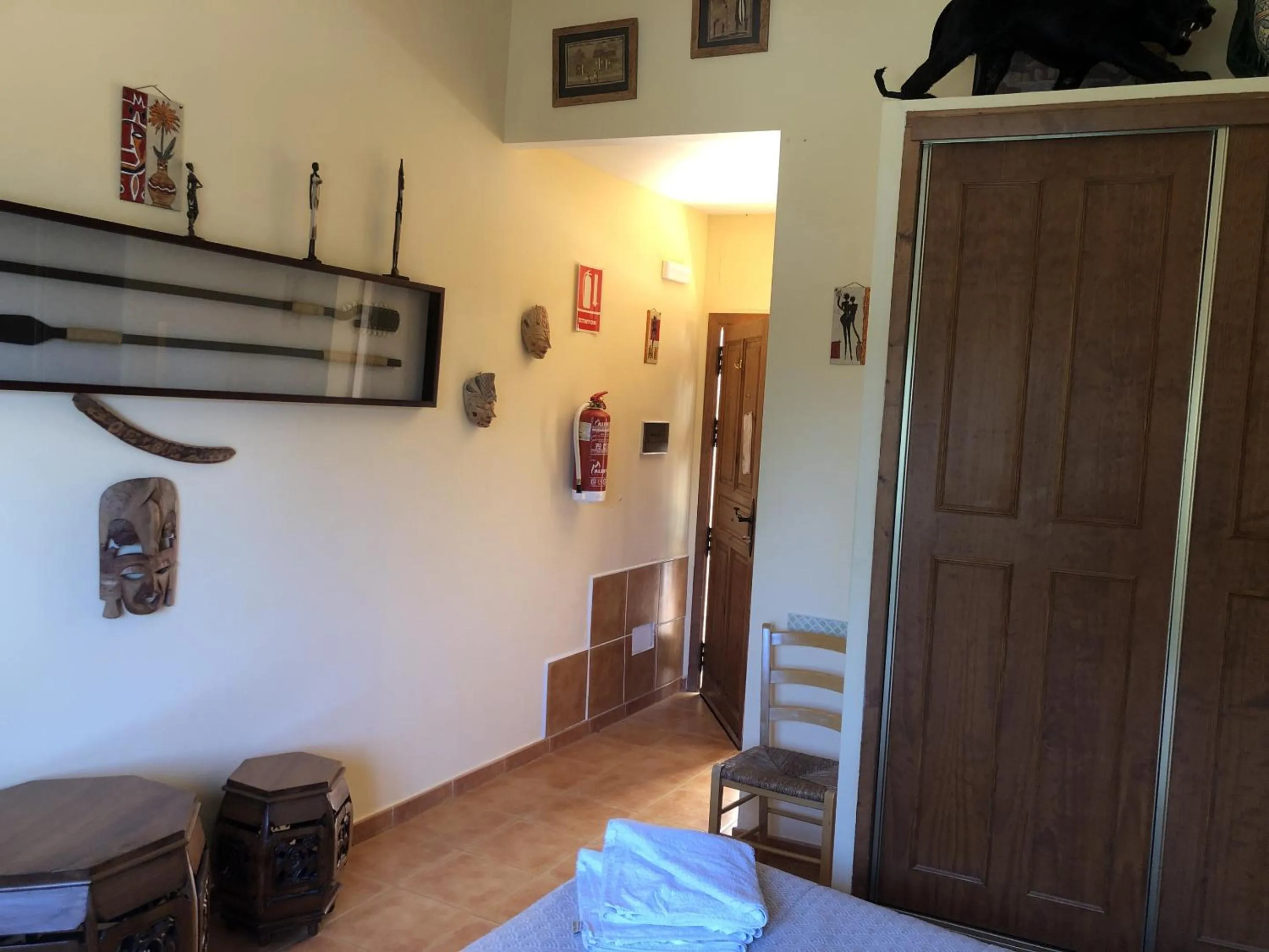 Bedroom in Hotel La Mariposa