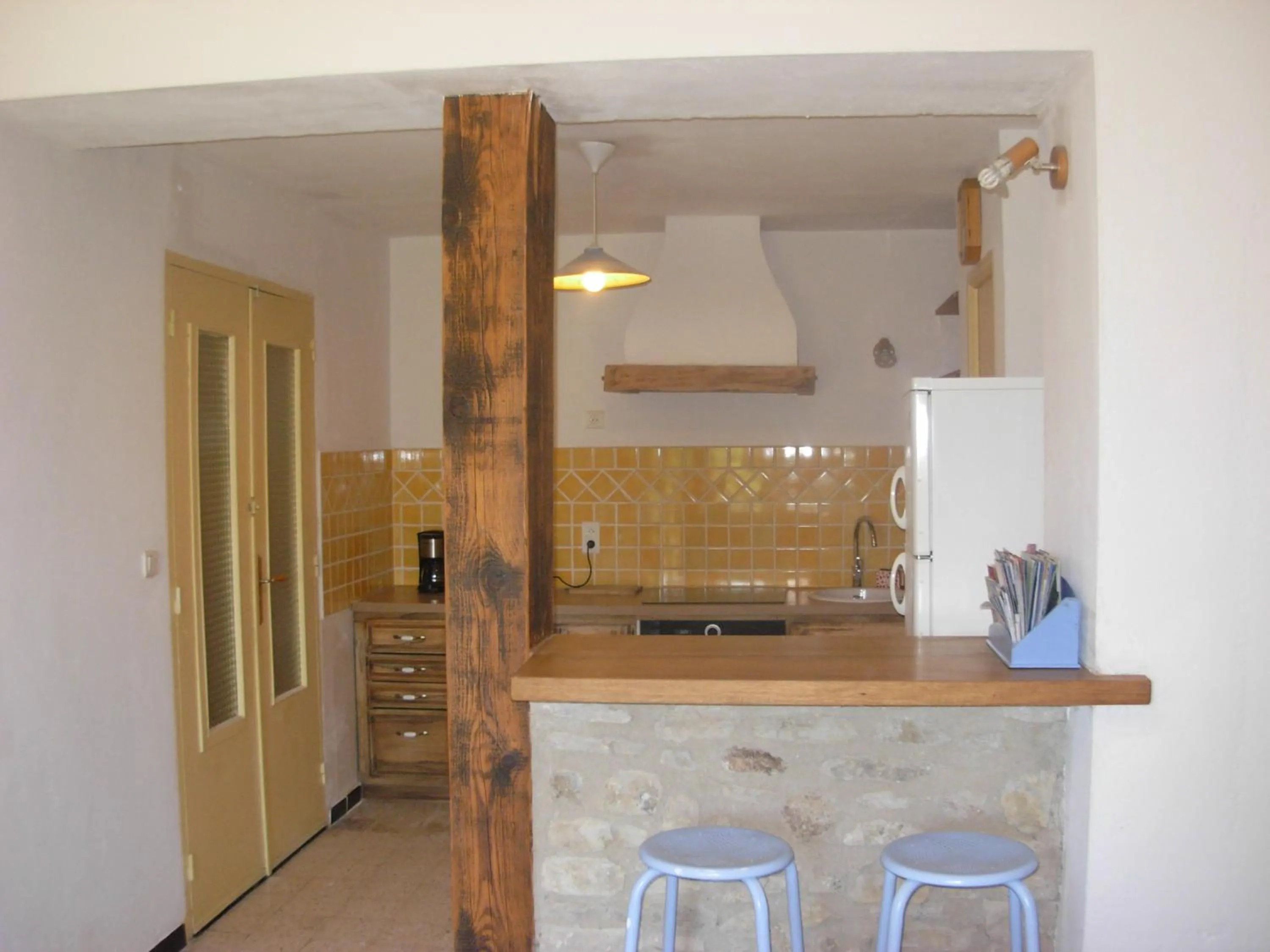 Kitchen or kitchenette in Mas la Vitalis Chambres D'Hôtes