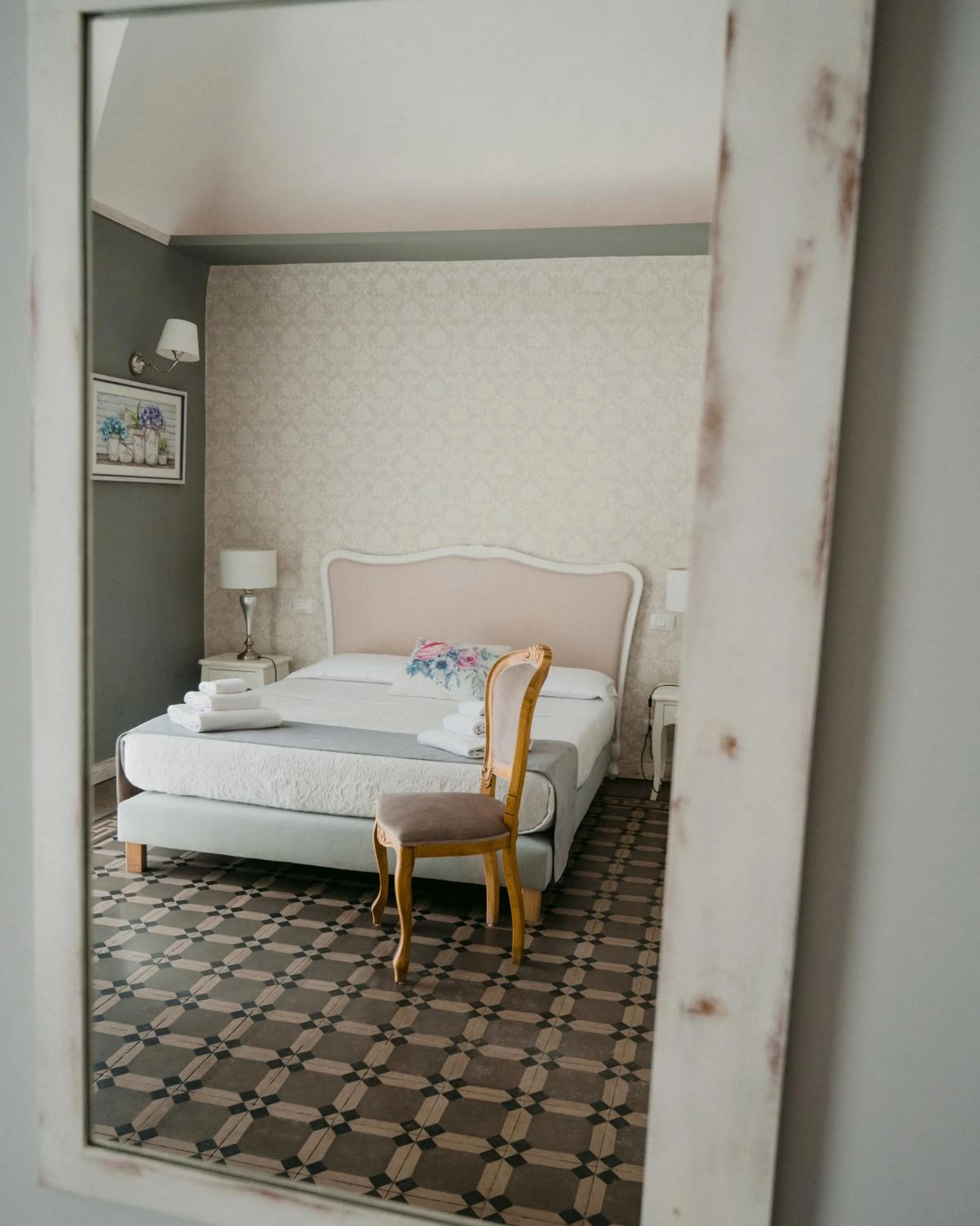 Bed in La Casa di Alma Luxury rooms