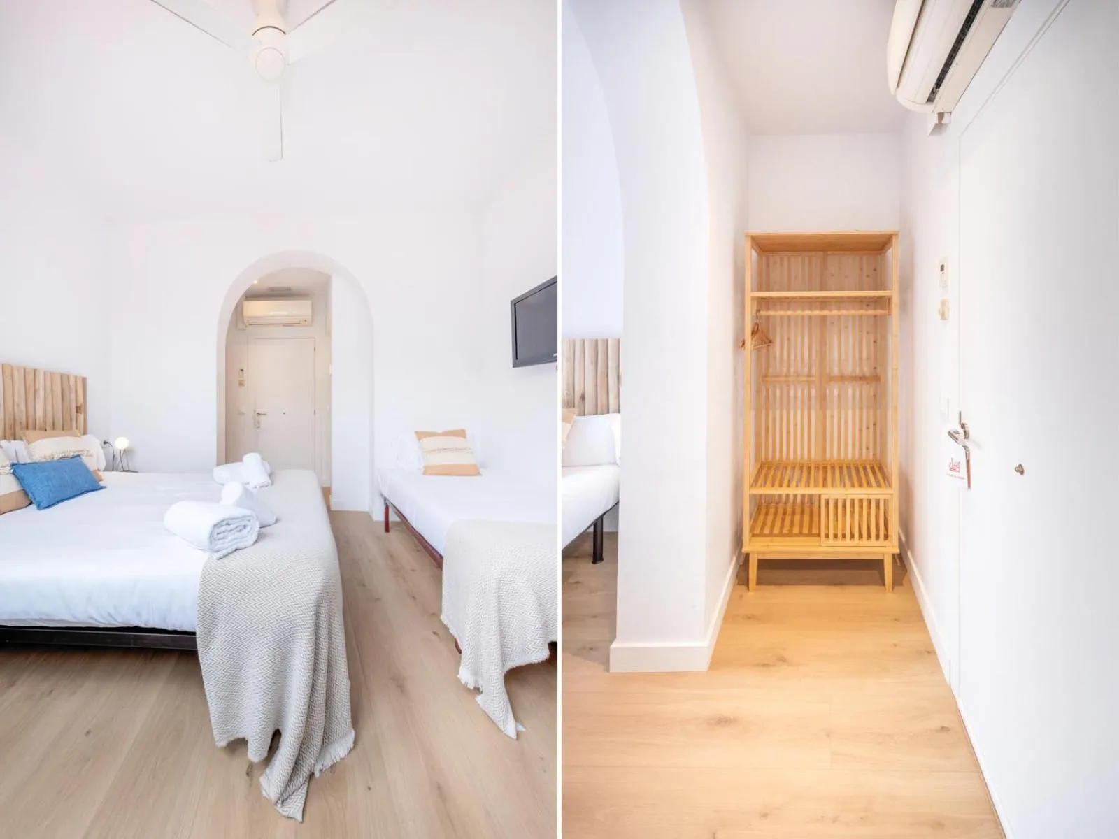 Photo of the whole room, Bed in Hostal Barcelona Centro