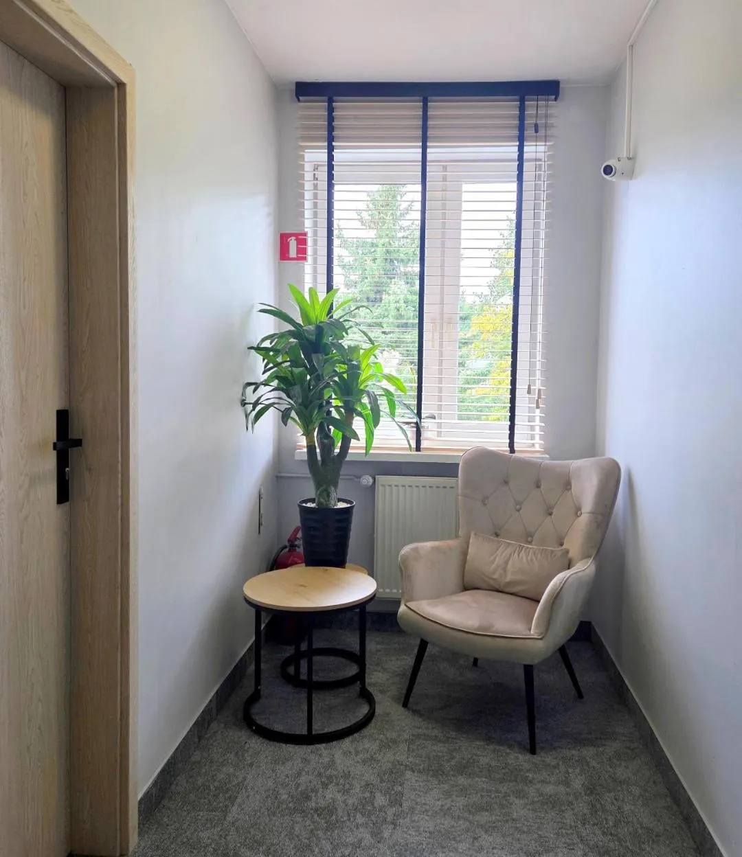 Seating area in Hotel Orbita