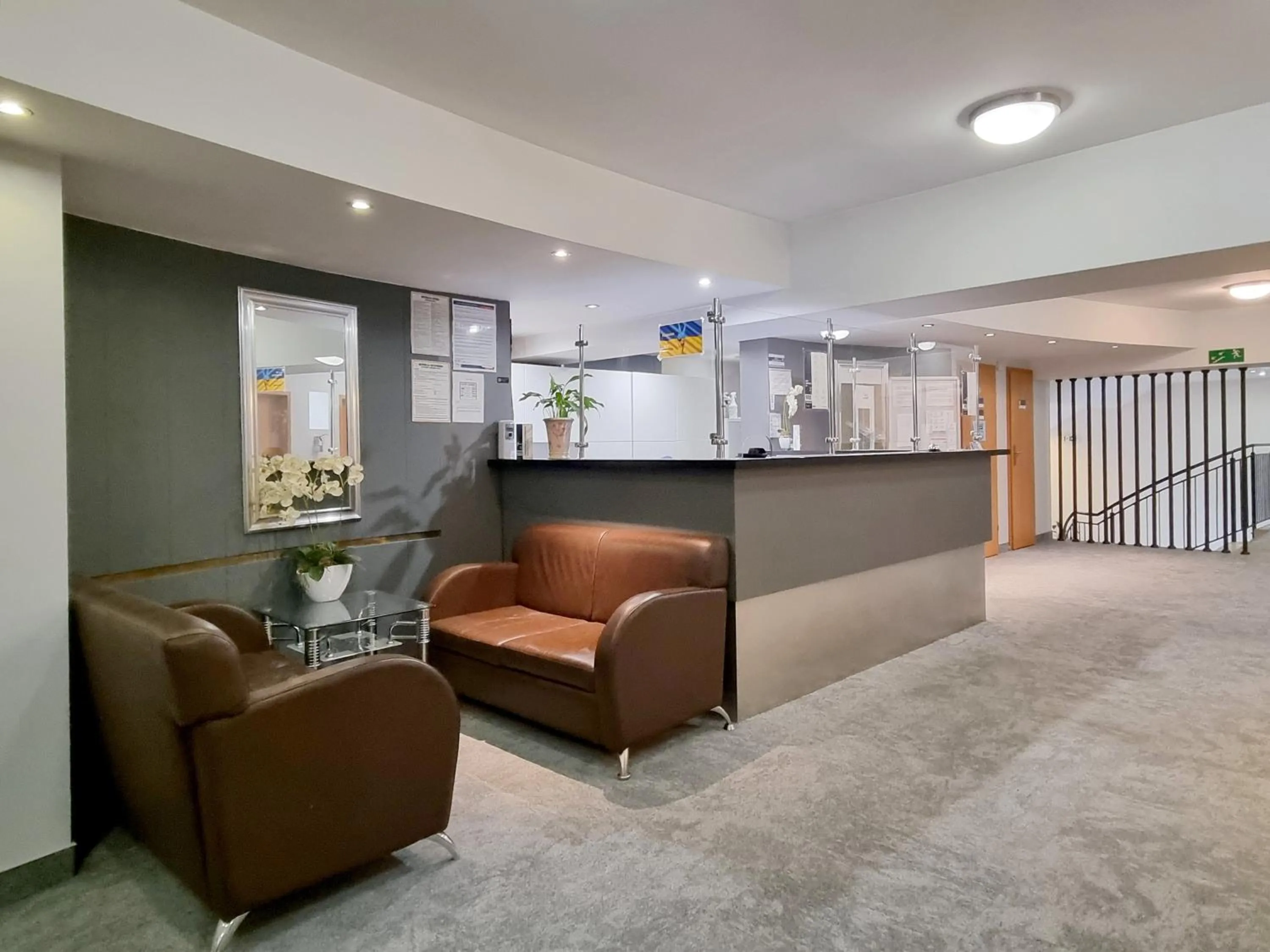 Seating area in Hotel Orbita