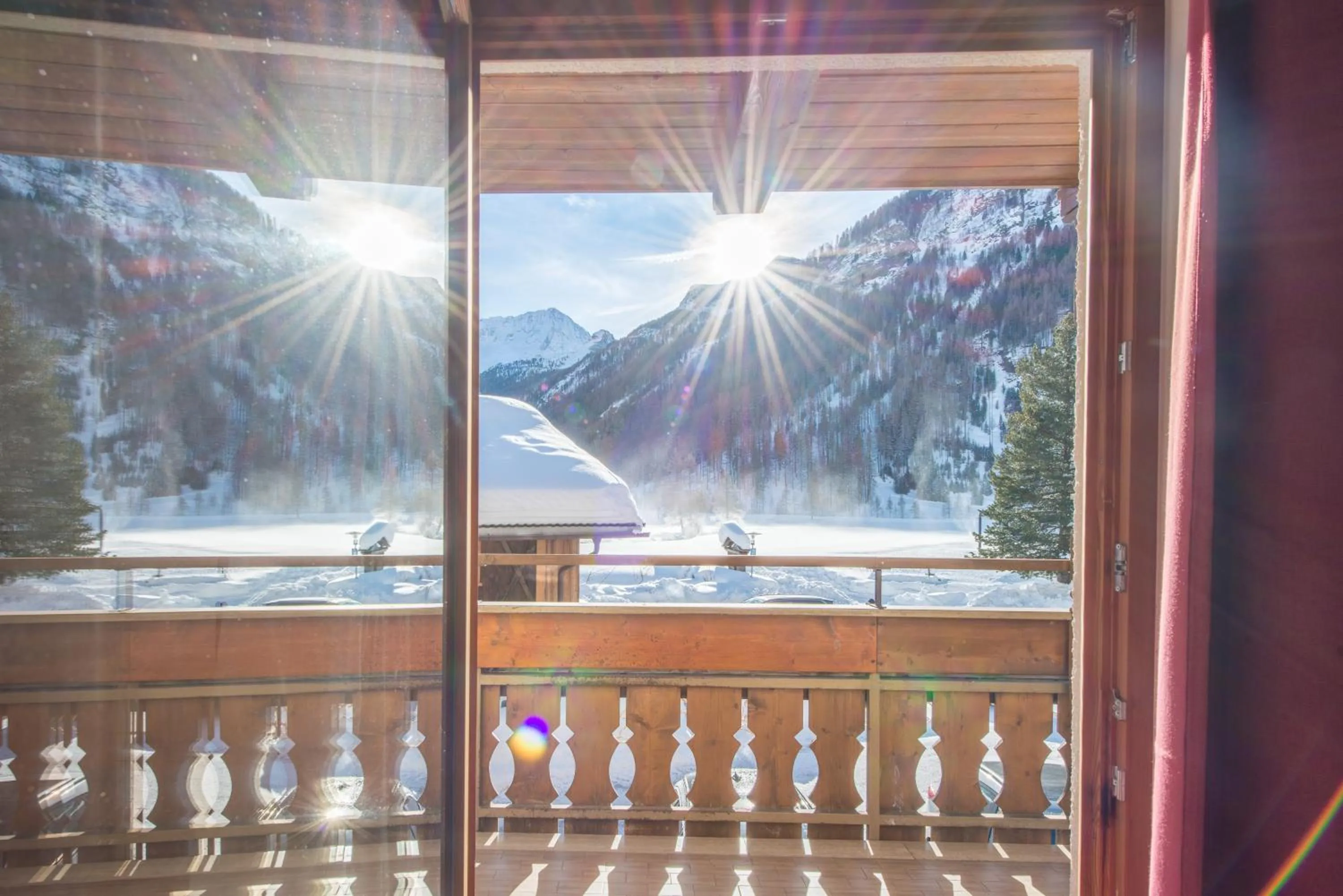 Balcony/Terrace in Hotel Alpenrast
