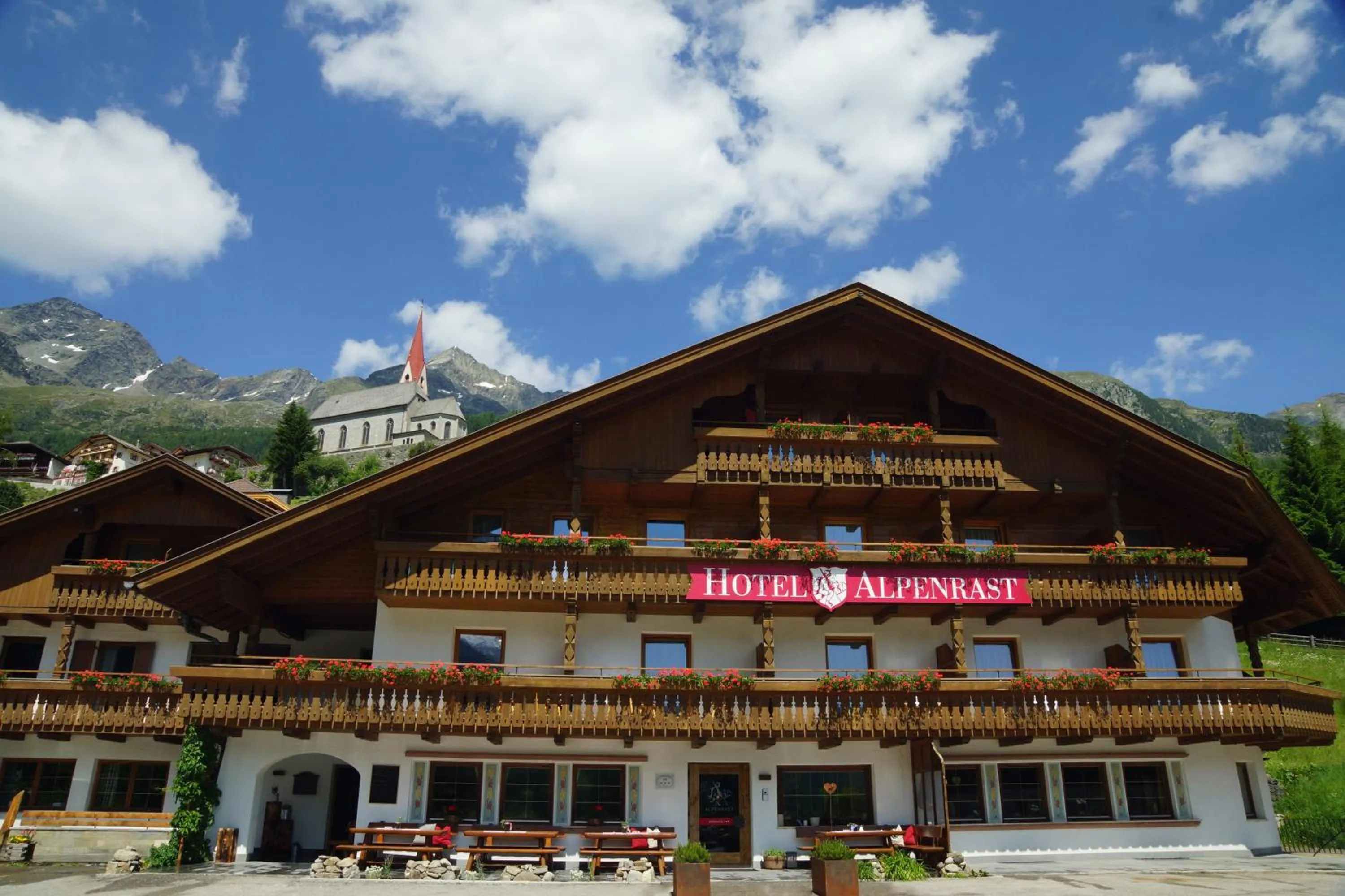 Property building in Hotel Alpenrast