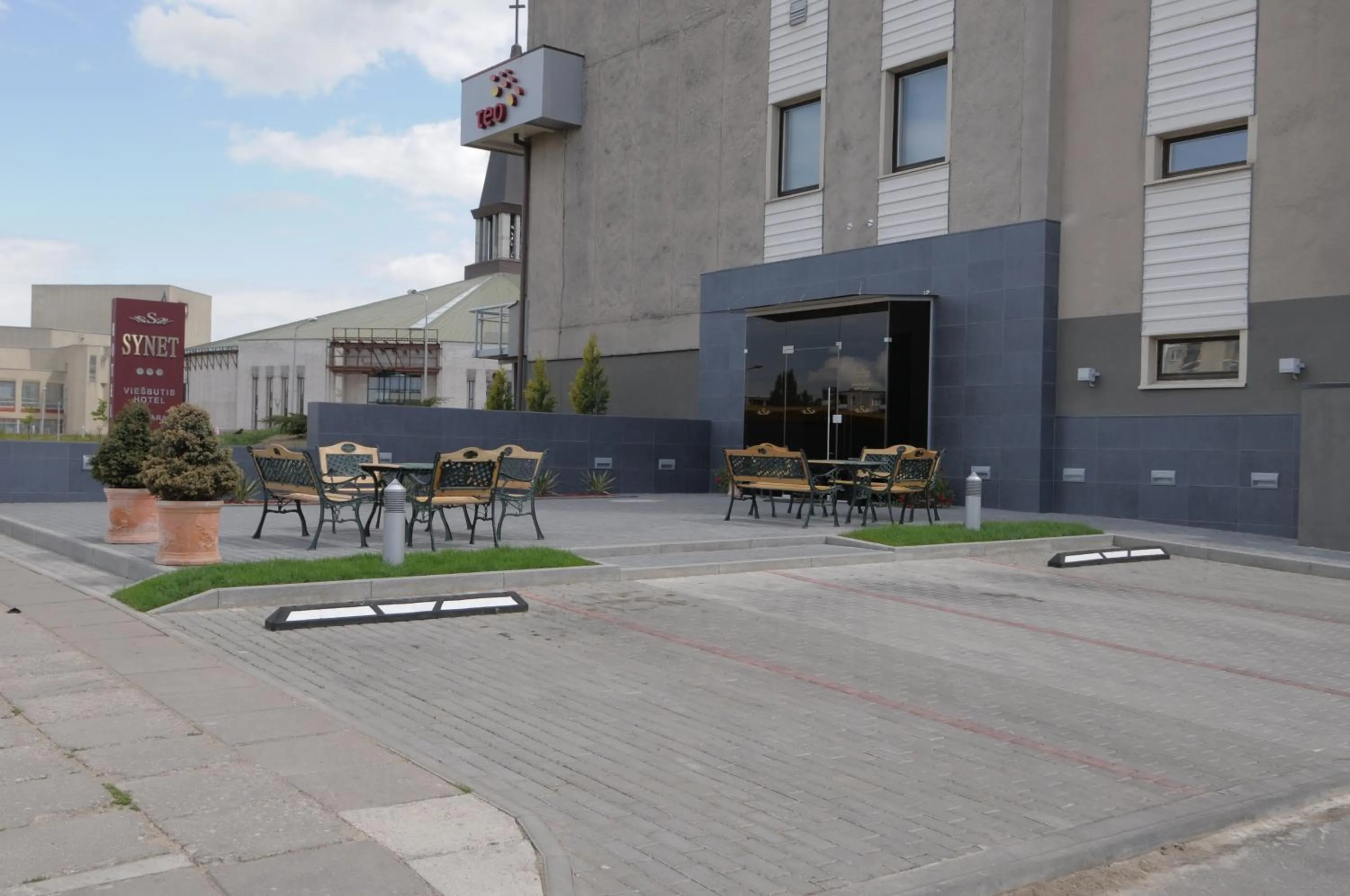 Facade/entrance in Synet CoLiving