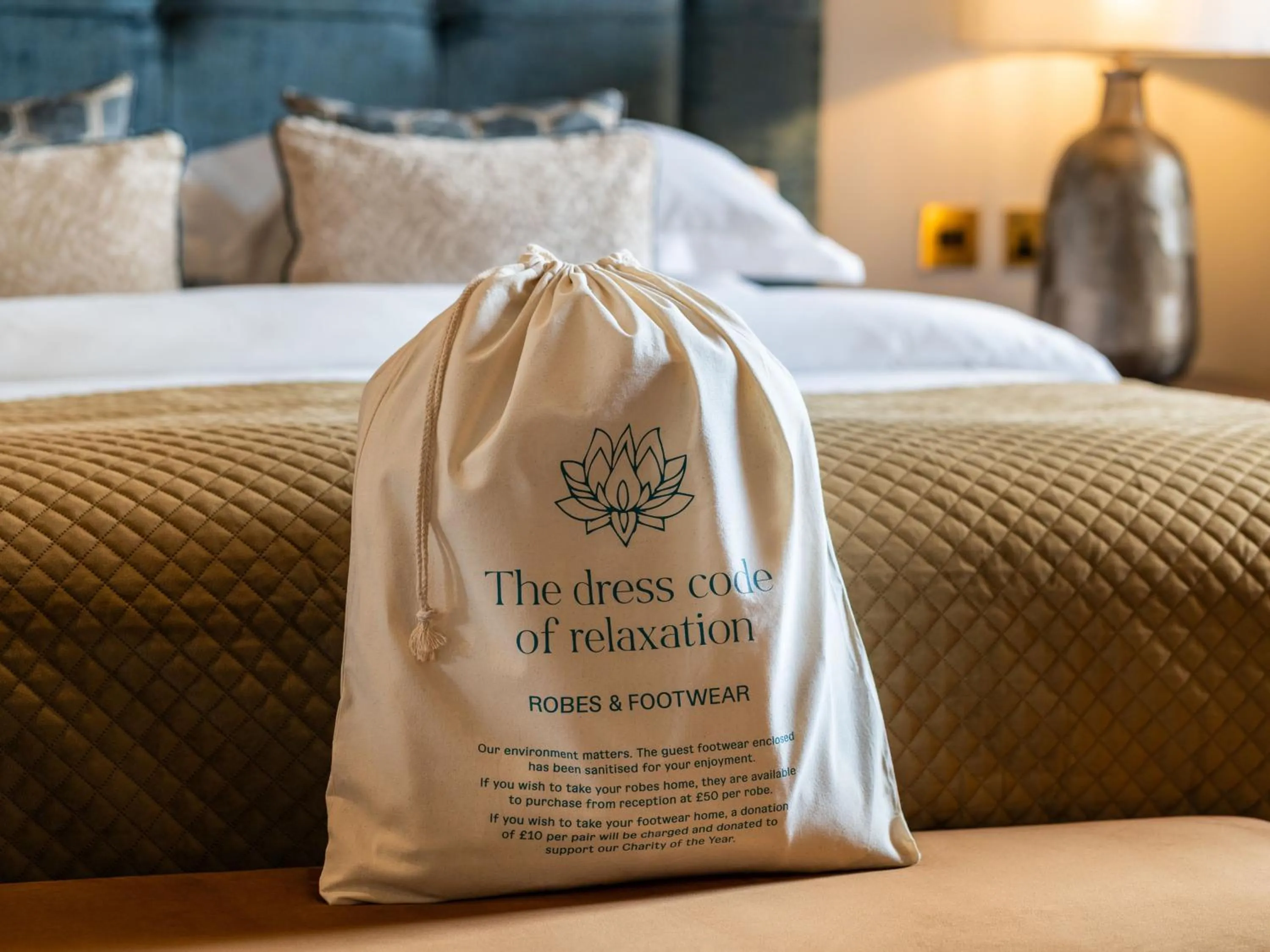 Bed in Lough Erne Resort