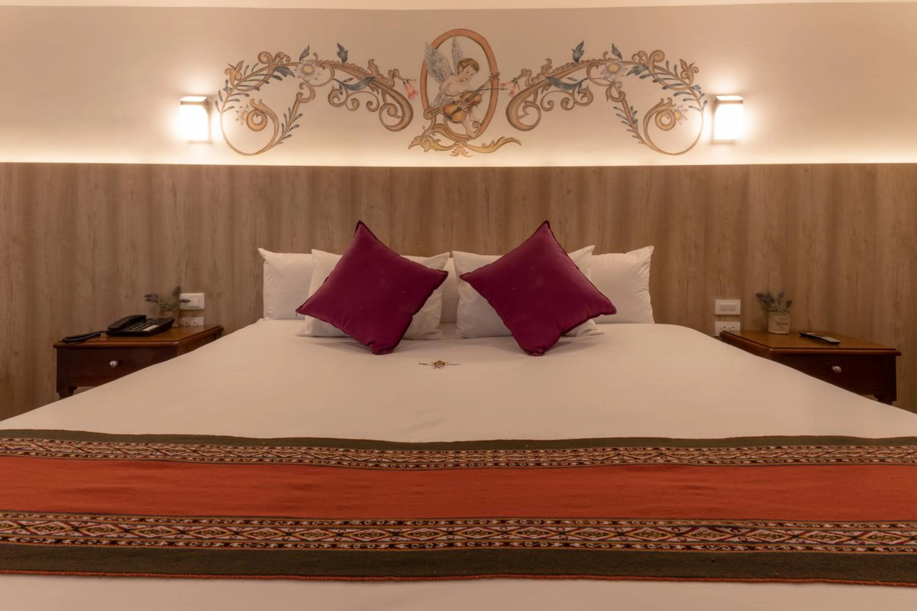 Bed in Hotel Rojas Inn