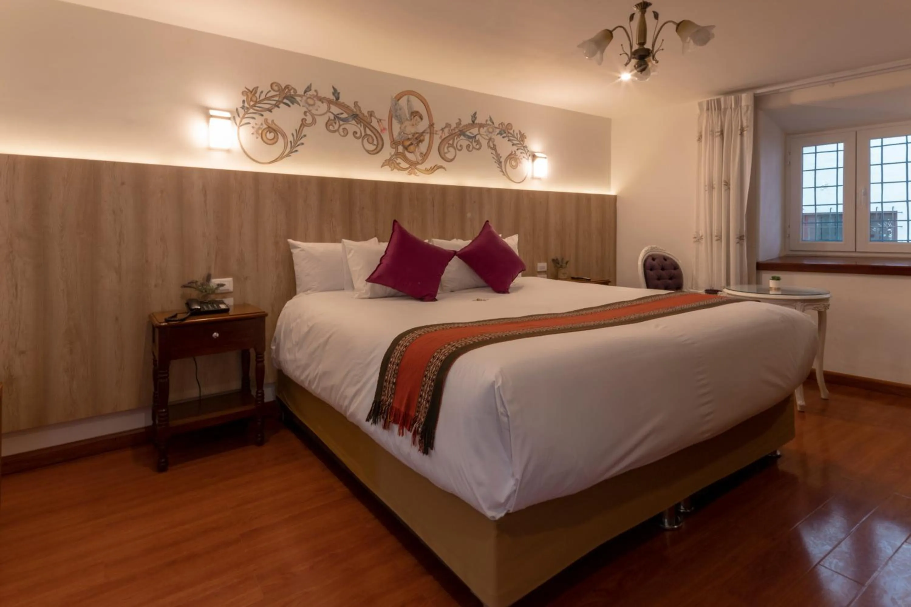 Bed in Hotel Rojas Inn