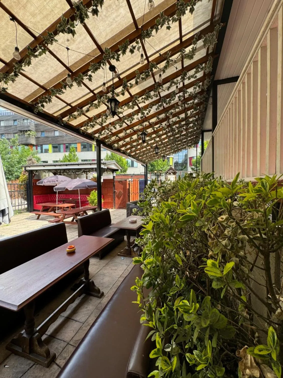 Garden view in Bridge Park Hotel