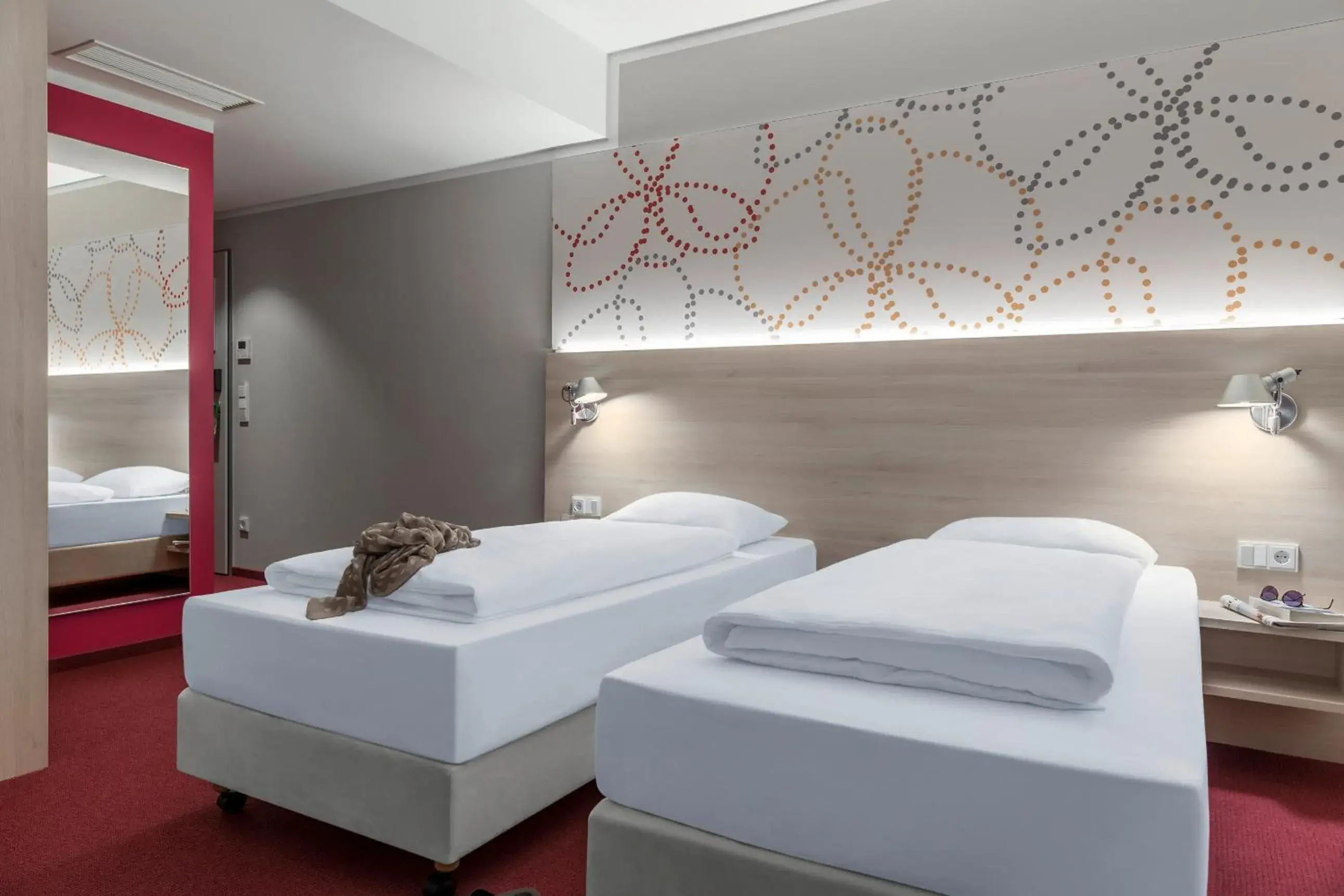 Twin Room in Coffee Fellows Hotel Siegburg West Twin Room in Coffee Fellows Hotel Siegburg West