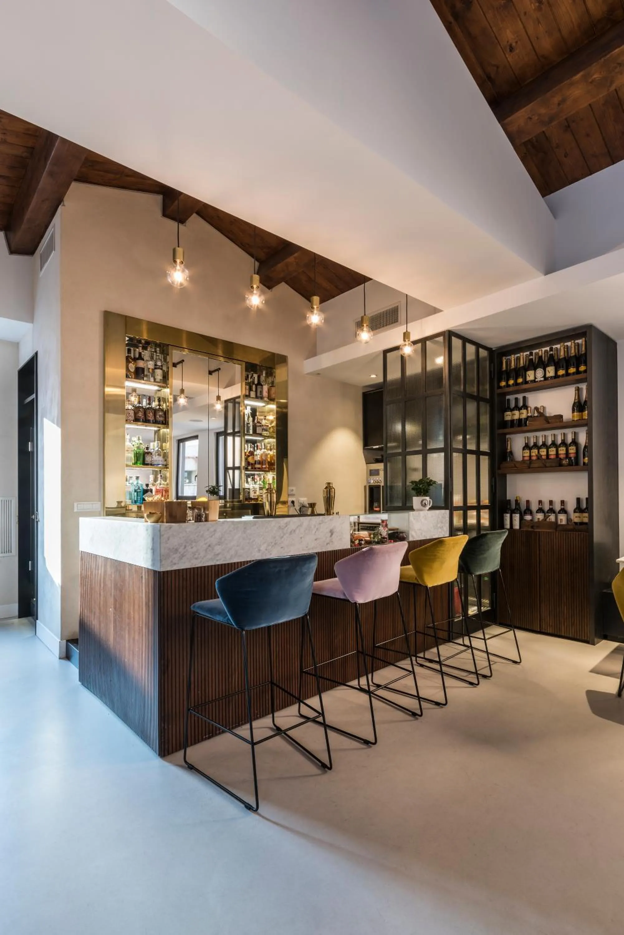 Lounge or bar in Horti 14 Borgo Trastevere Hotel