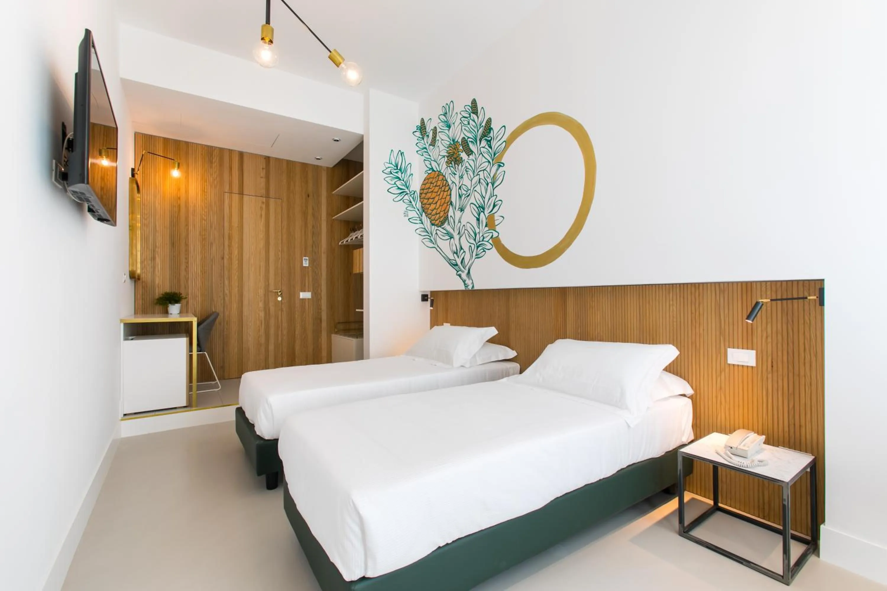 Bed in Horti 14 Borgo Trastevere Hotel