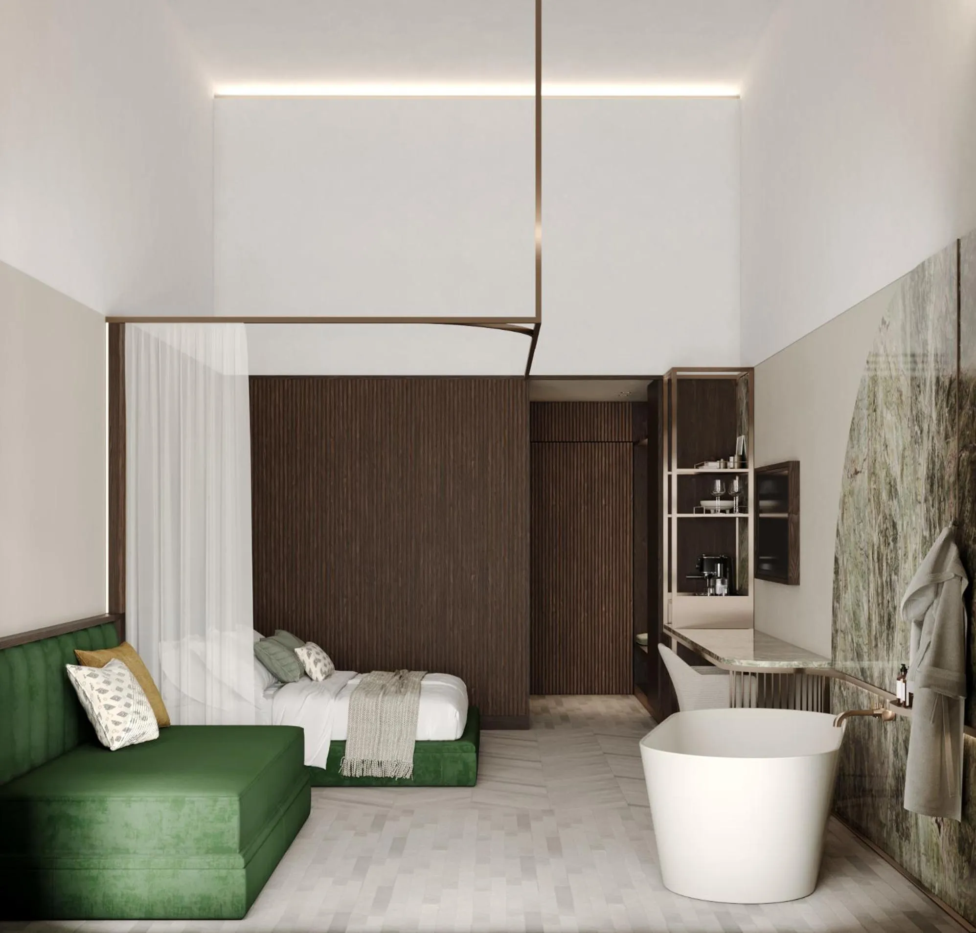 Bed in Horti 14 Borgo Trastevere Hotel