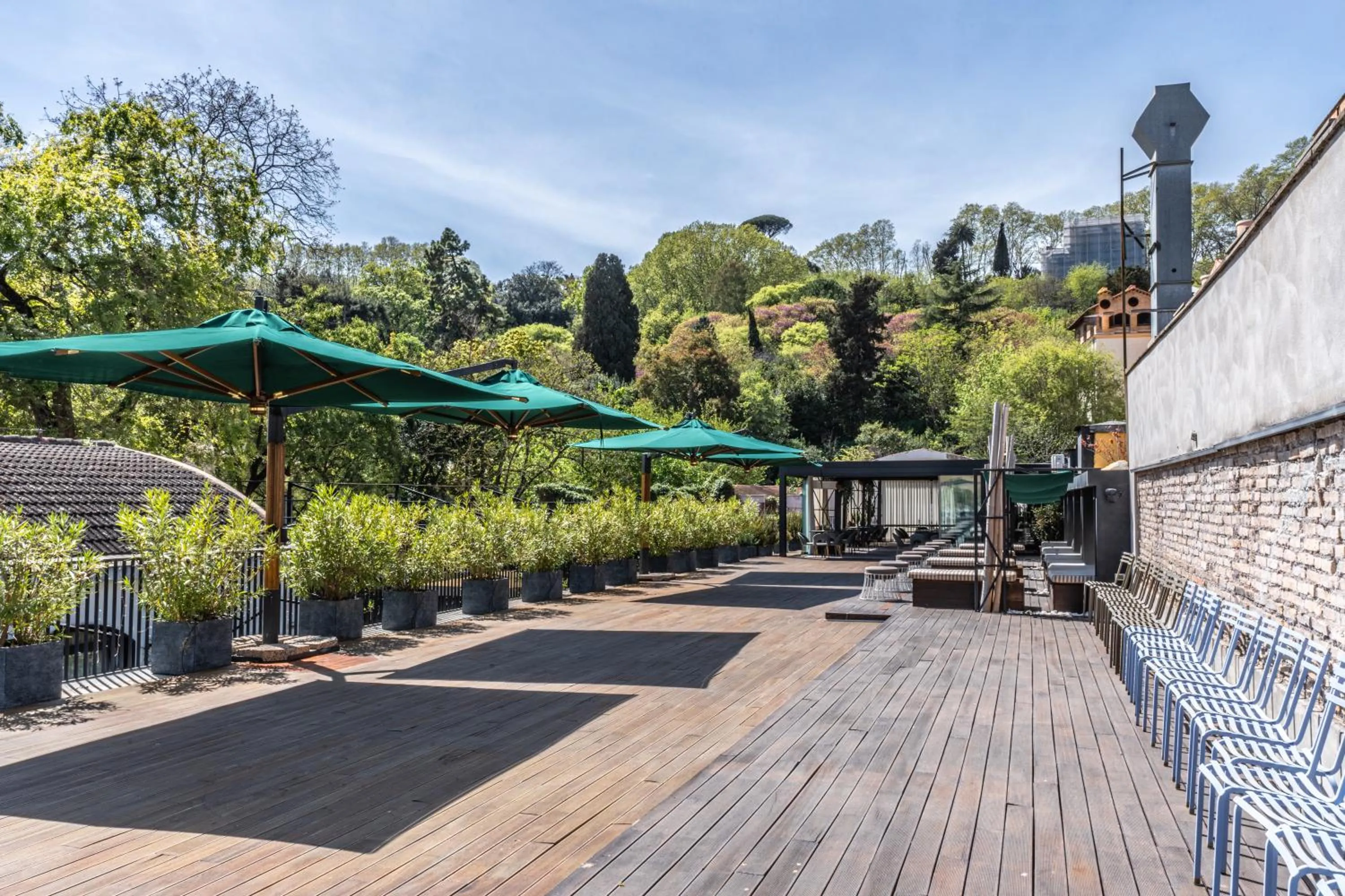 Garden in Horti 14 Borgo Trastevere Hotel