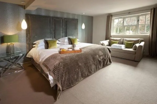 Bed in The Greenman Fownhope Hereford