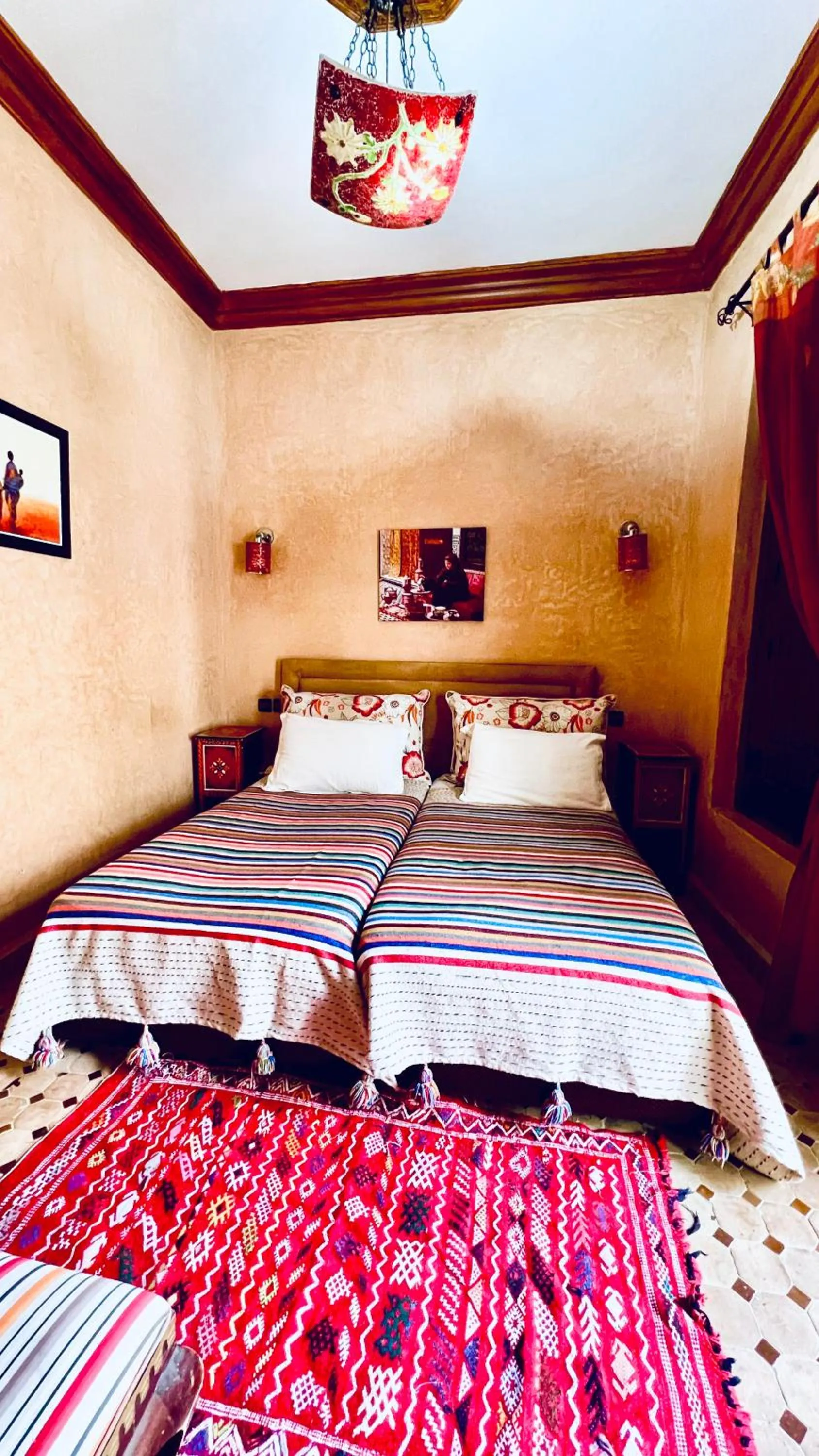 Bed in Riad Alida