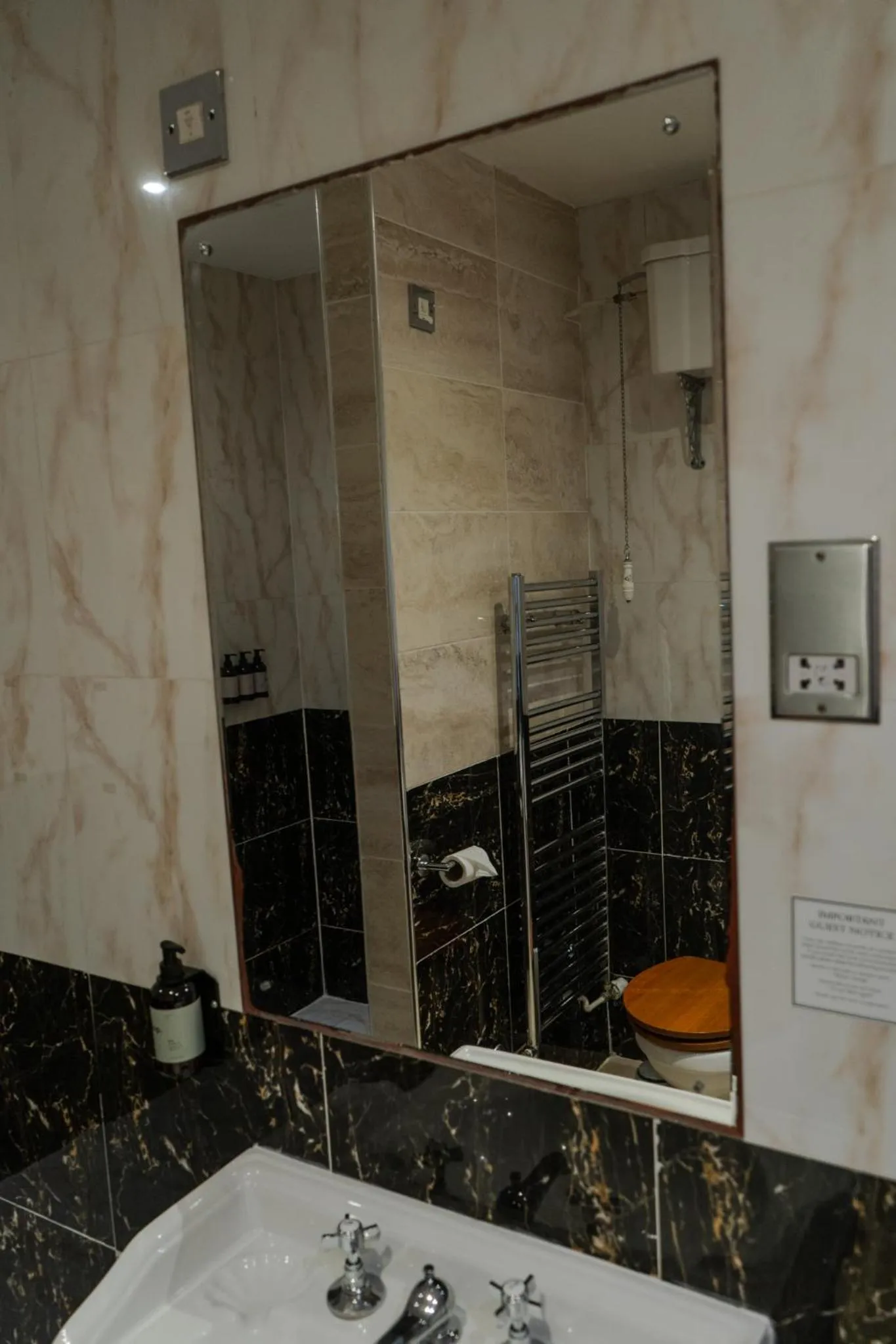 Shower in St Giles House