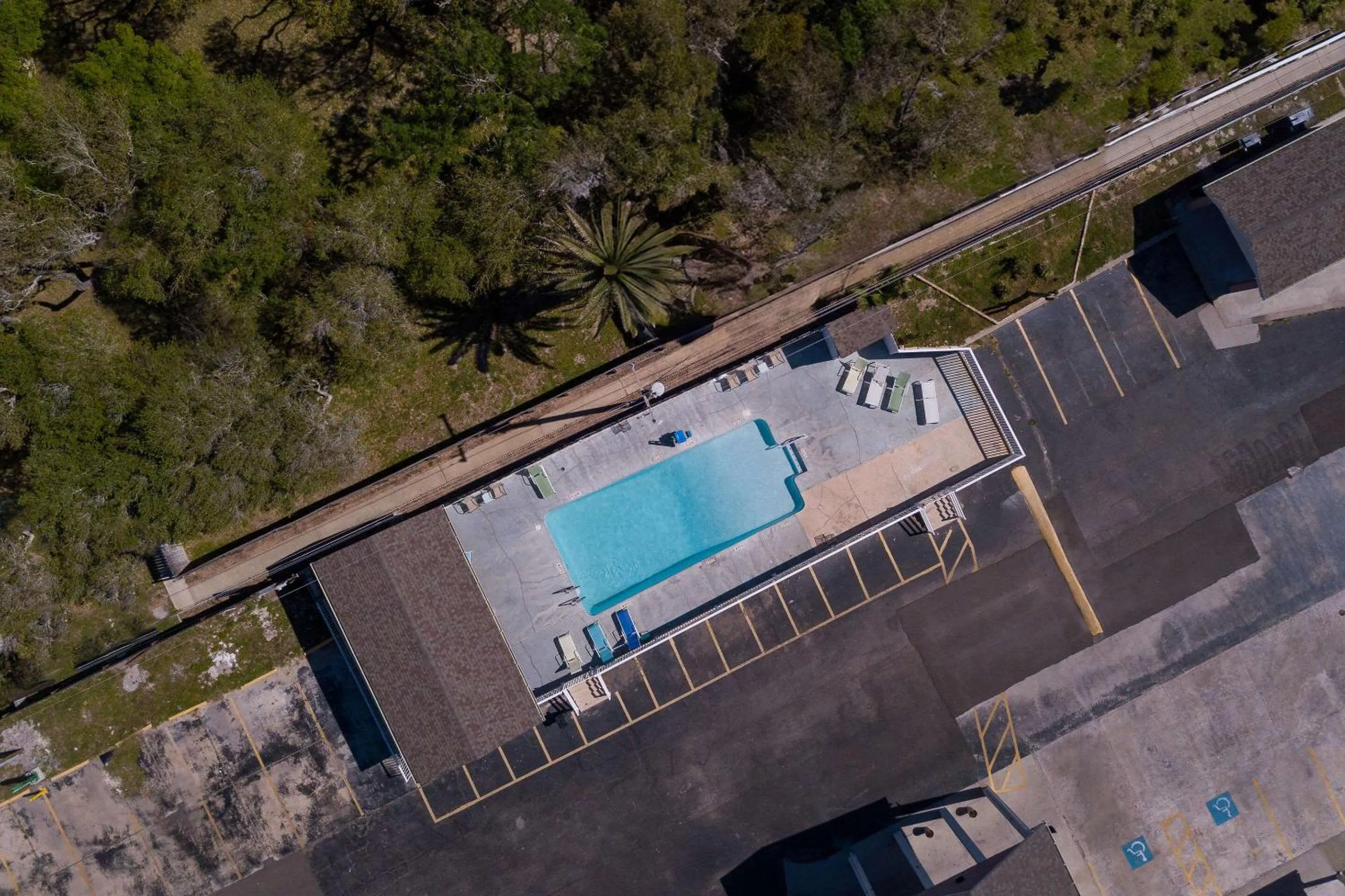 Swimming pool in Quality Inn Rockport on Aransas Bay