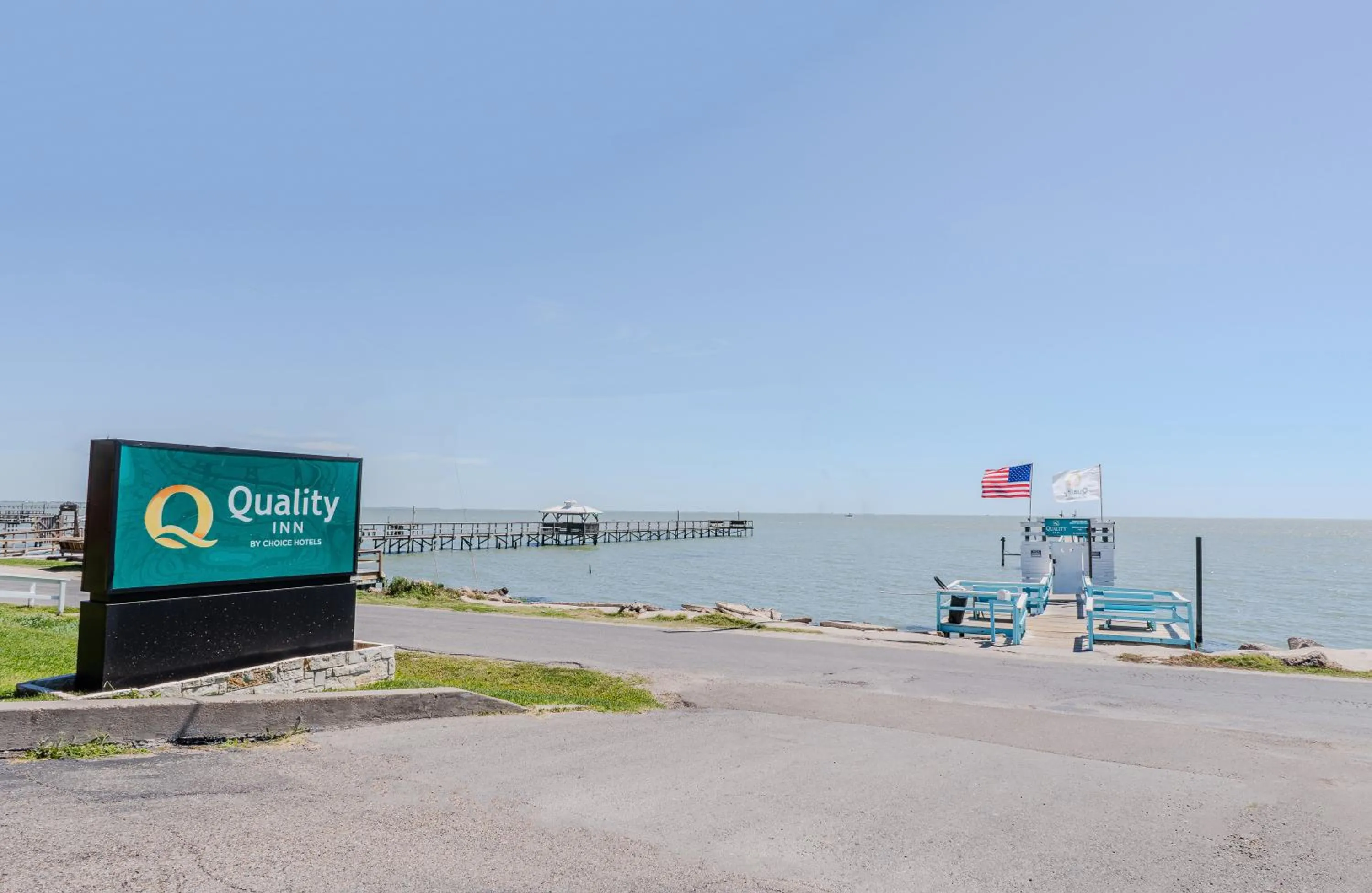 Fishing in Quality Inn Rockport on Aransas Bay