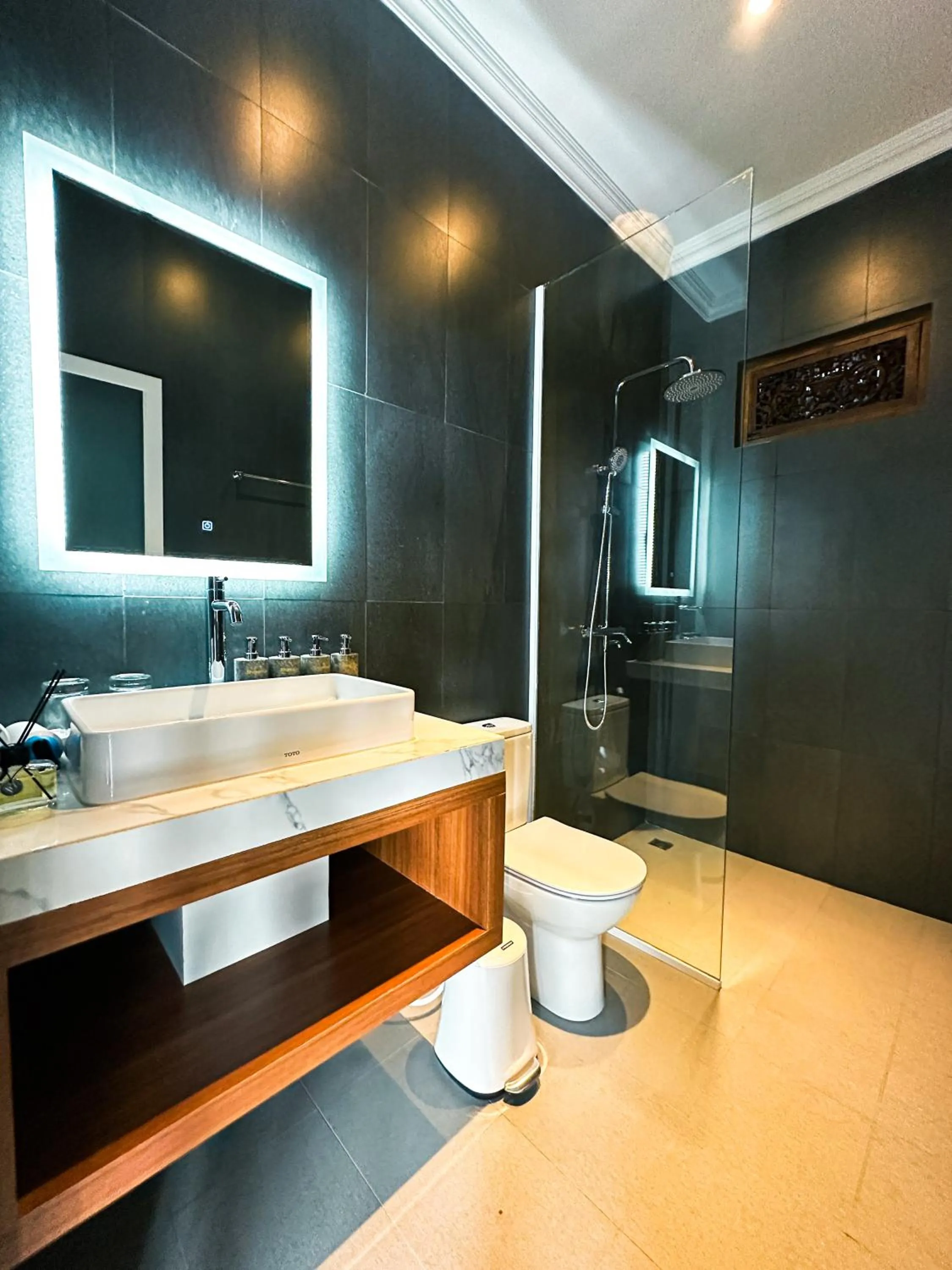 Bathroom in Villa Borobudur Resort
