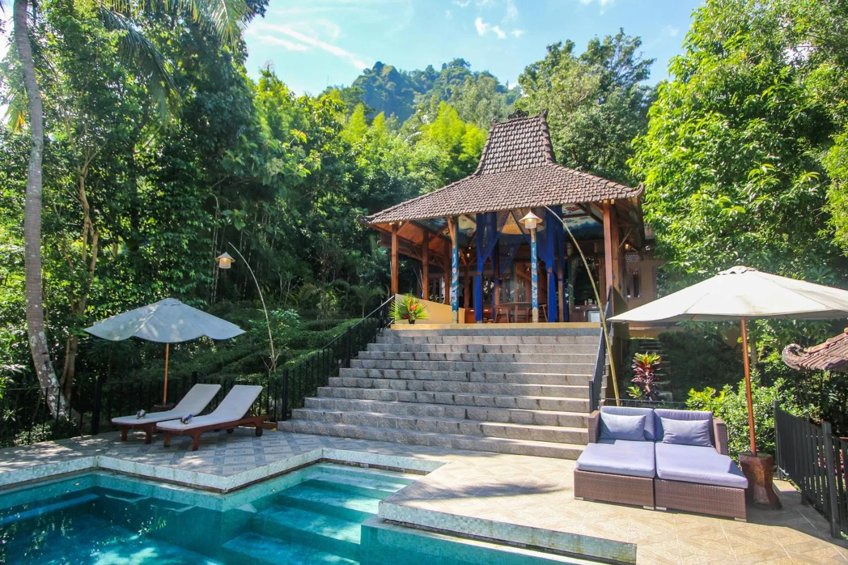 Natural landscape in Villa Borobudur Resort