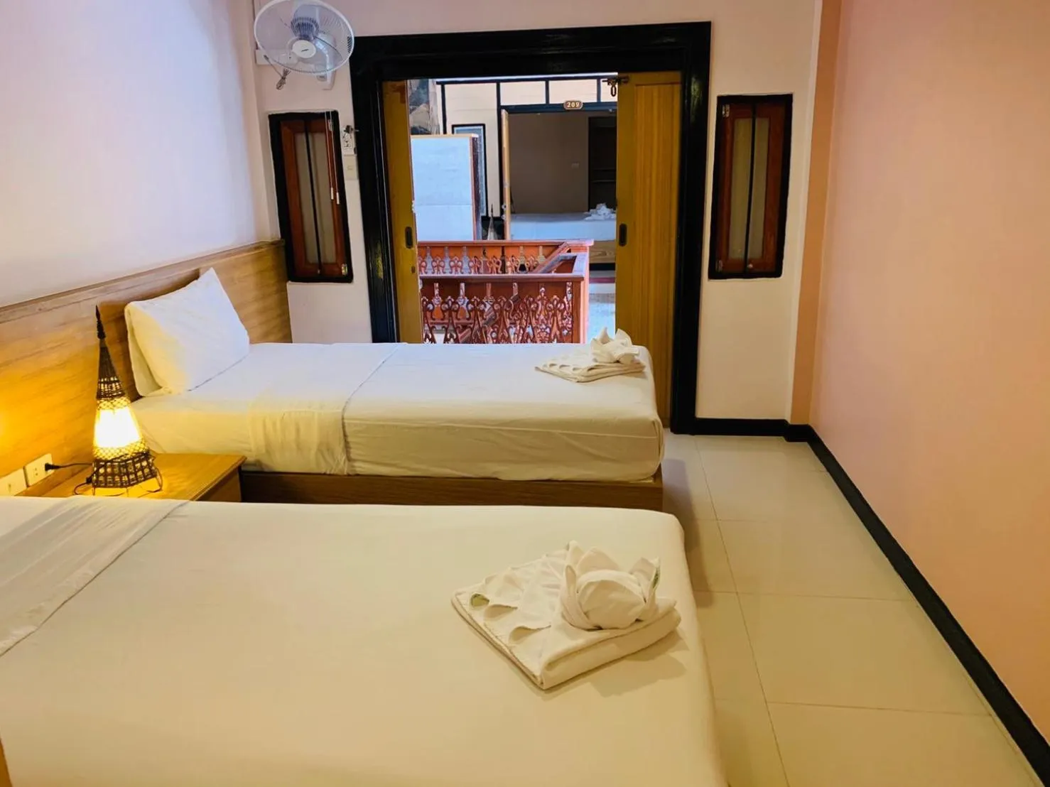 View (from property/room), Bed in Delight Resort