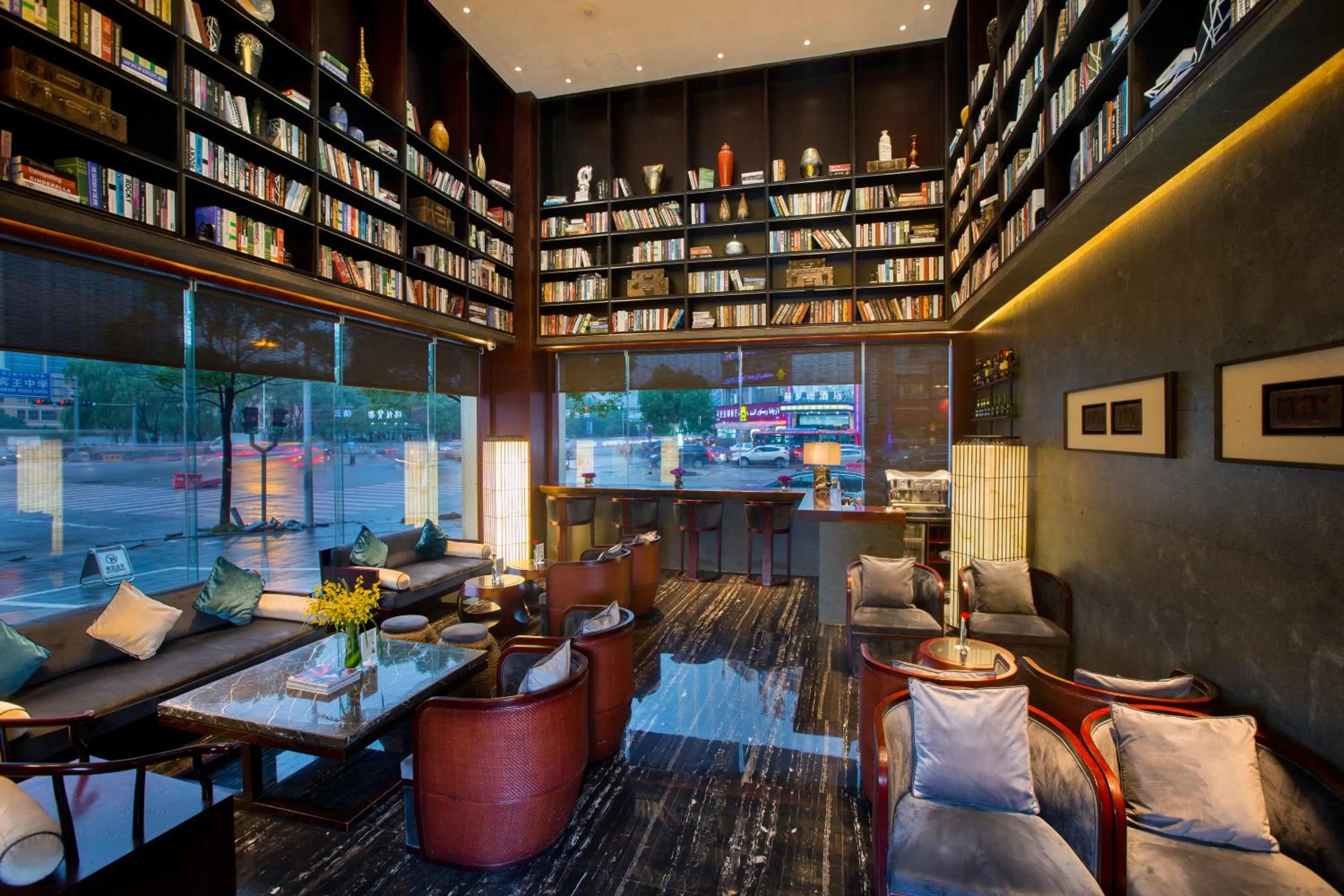 Lounge or bar in Yiwu Kasion Purey Hotel
