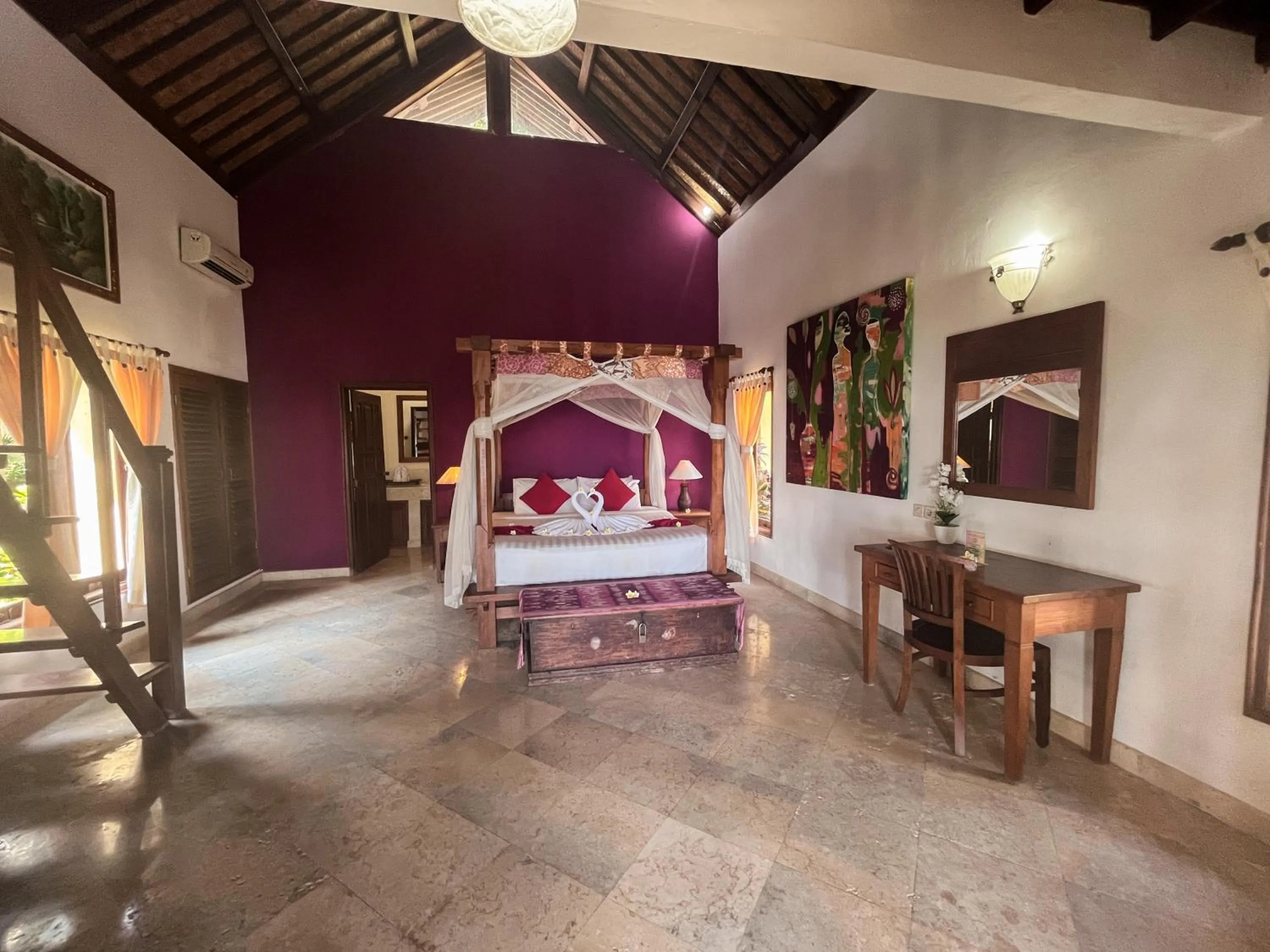 Bed in Apa Kabar Villas