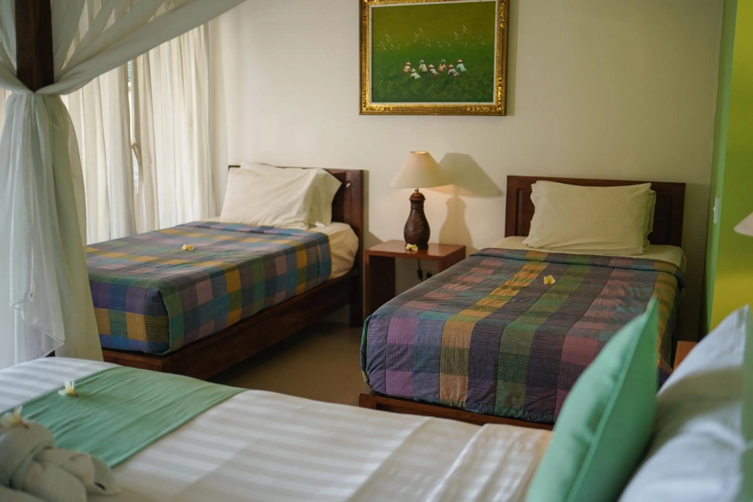 Bed in Apa Kabar Villas