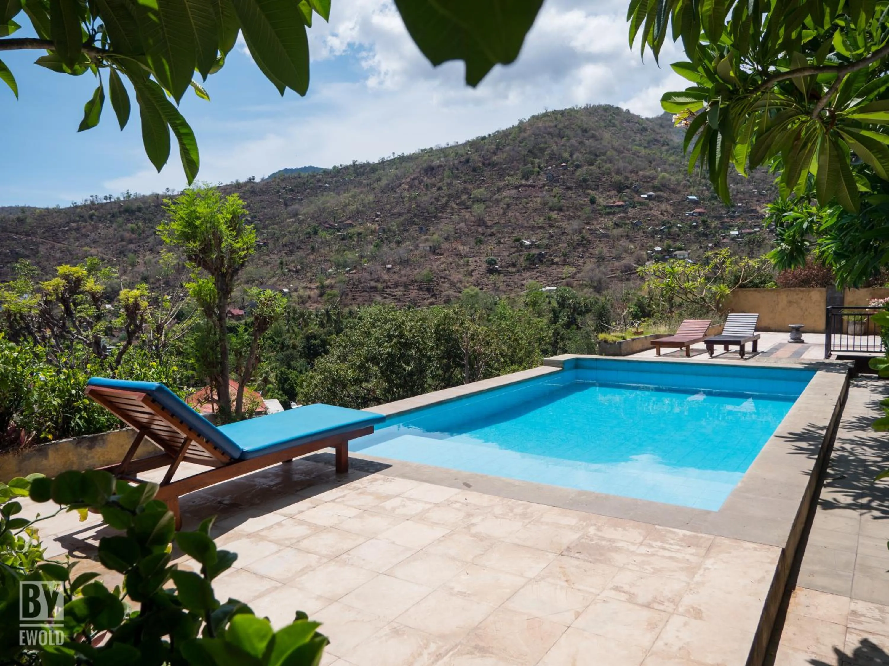 Pool view in Anugerah Villas