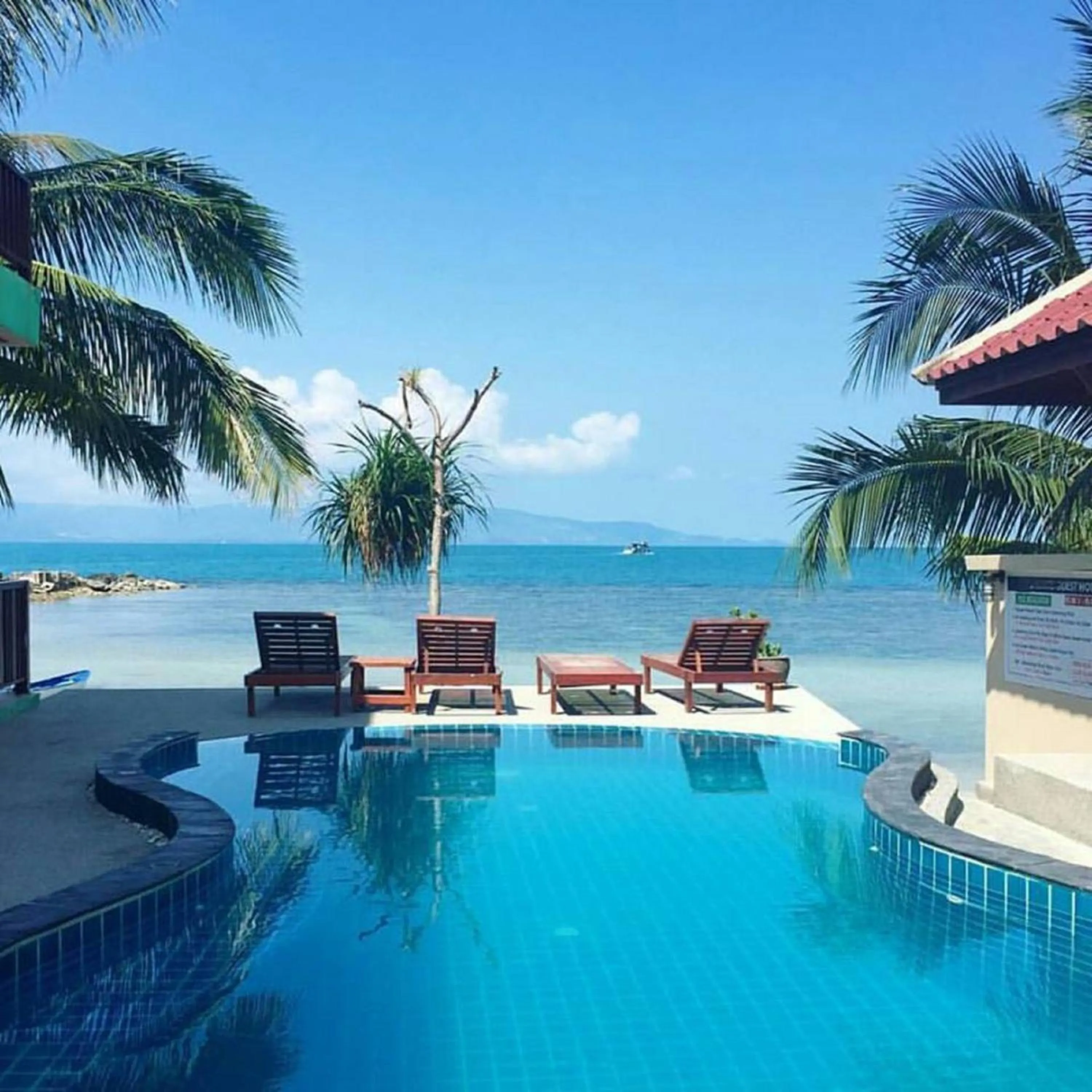 Swimming pool in Mr. Black Resort