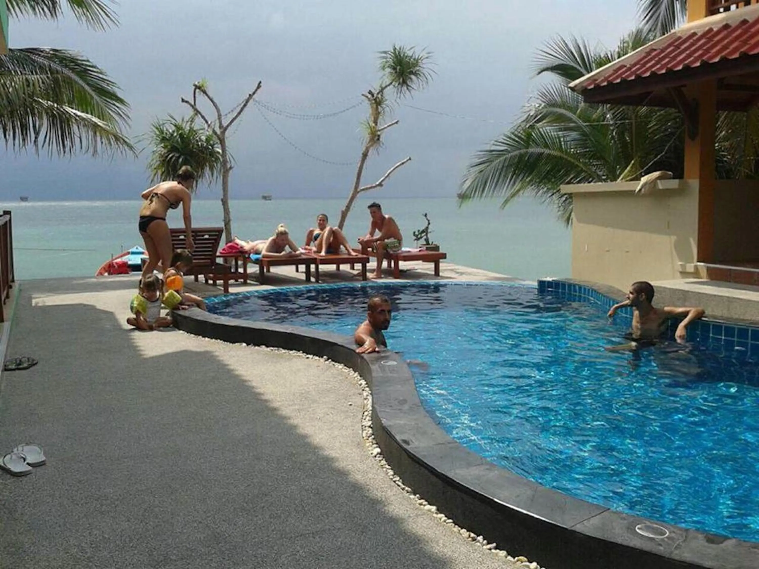 Swimming pool in Mr. Black Resort