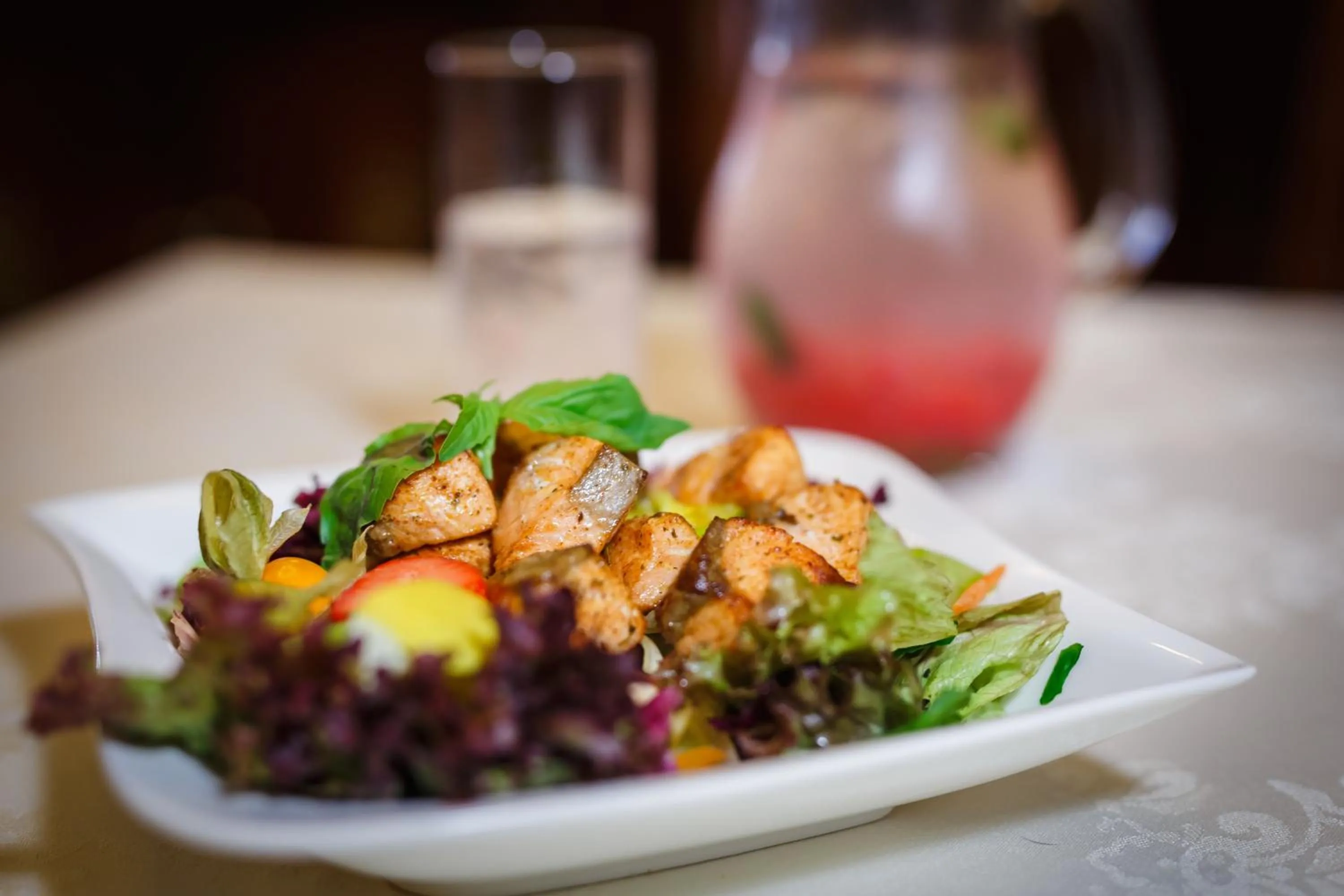 Food close-up in Aqua Marina