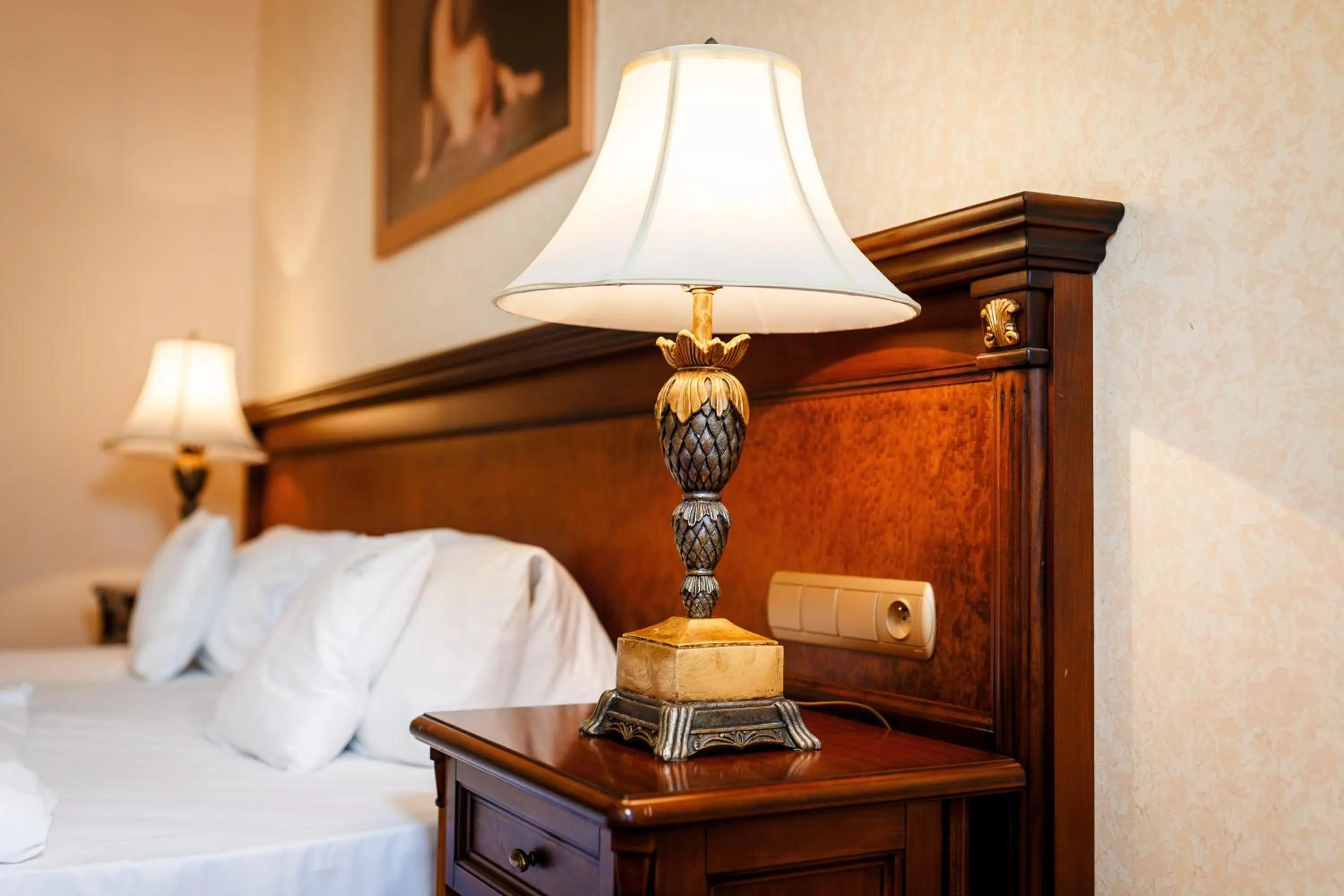 Decorative detail, Bed in Aqua Marina