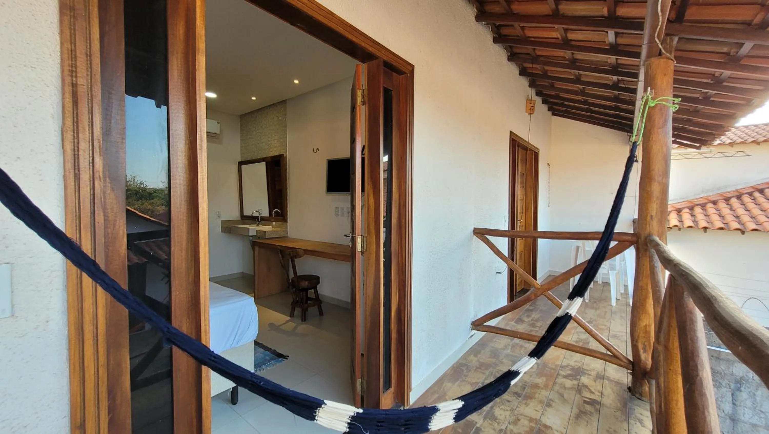 Balcony/Terrace in Pousada Vila Cajuína - Parnaíba