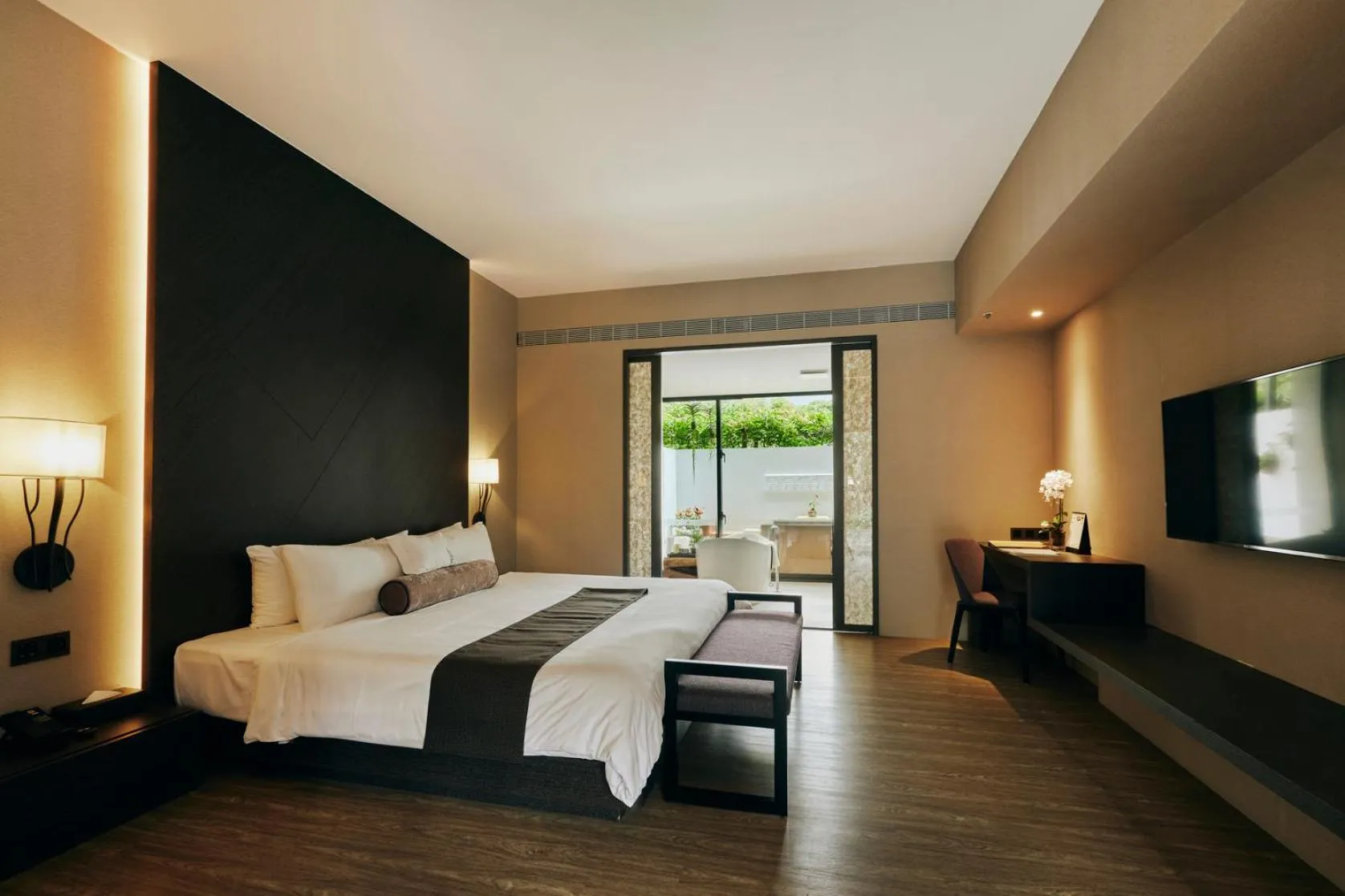 Bed in Gaeavilla Resort