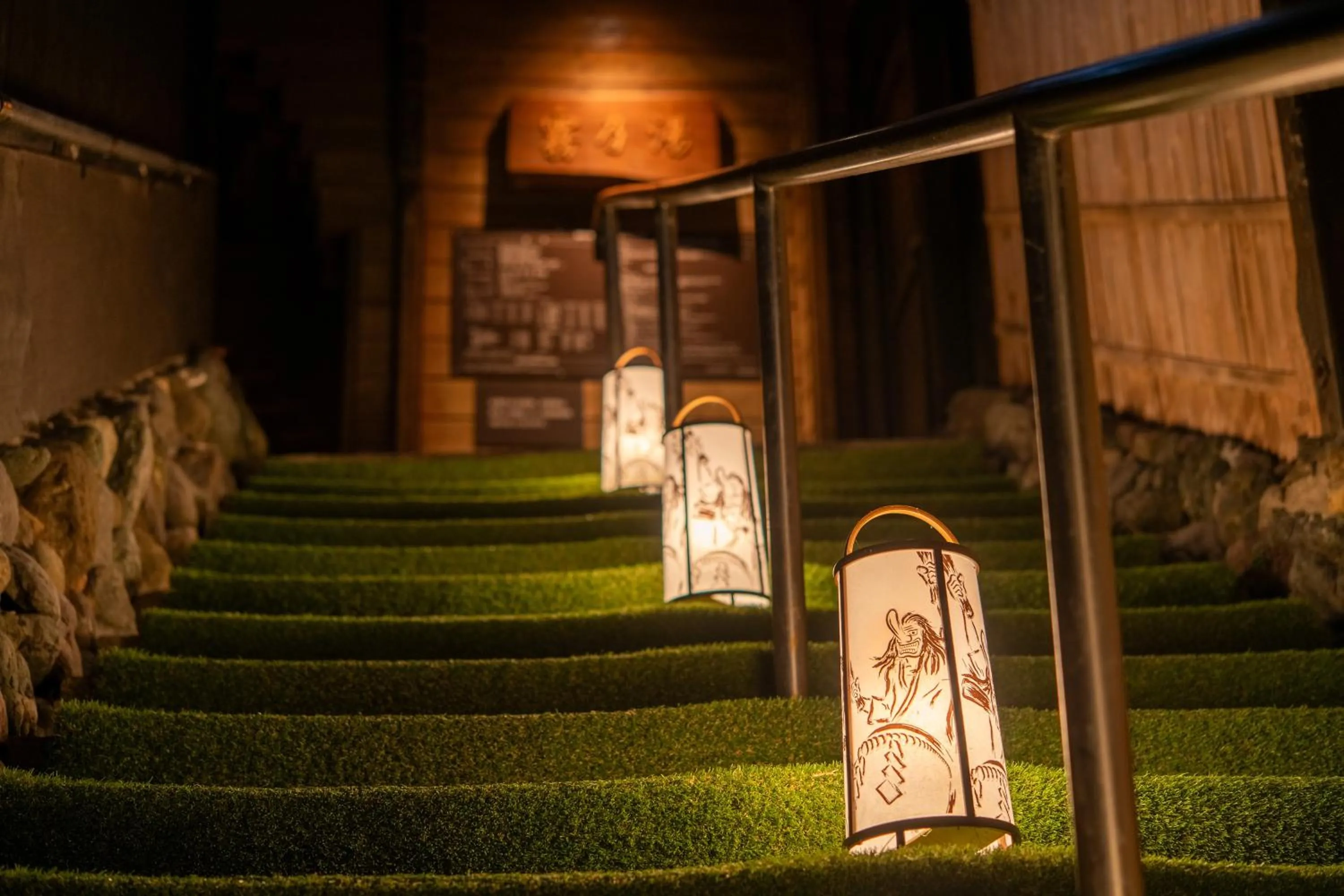 Hot Spring Bath in Kirishima Kokusai Hotel
