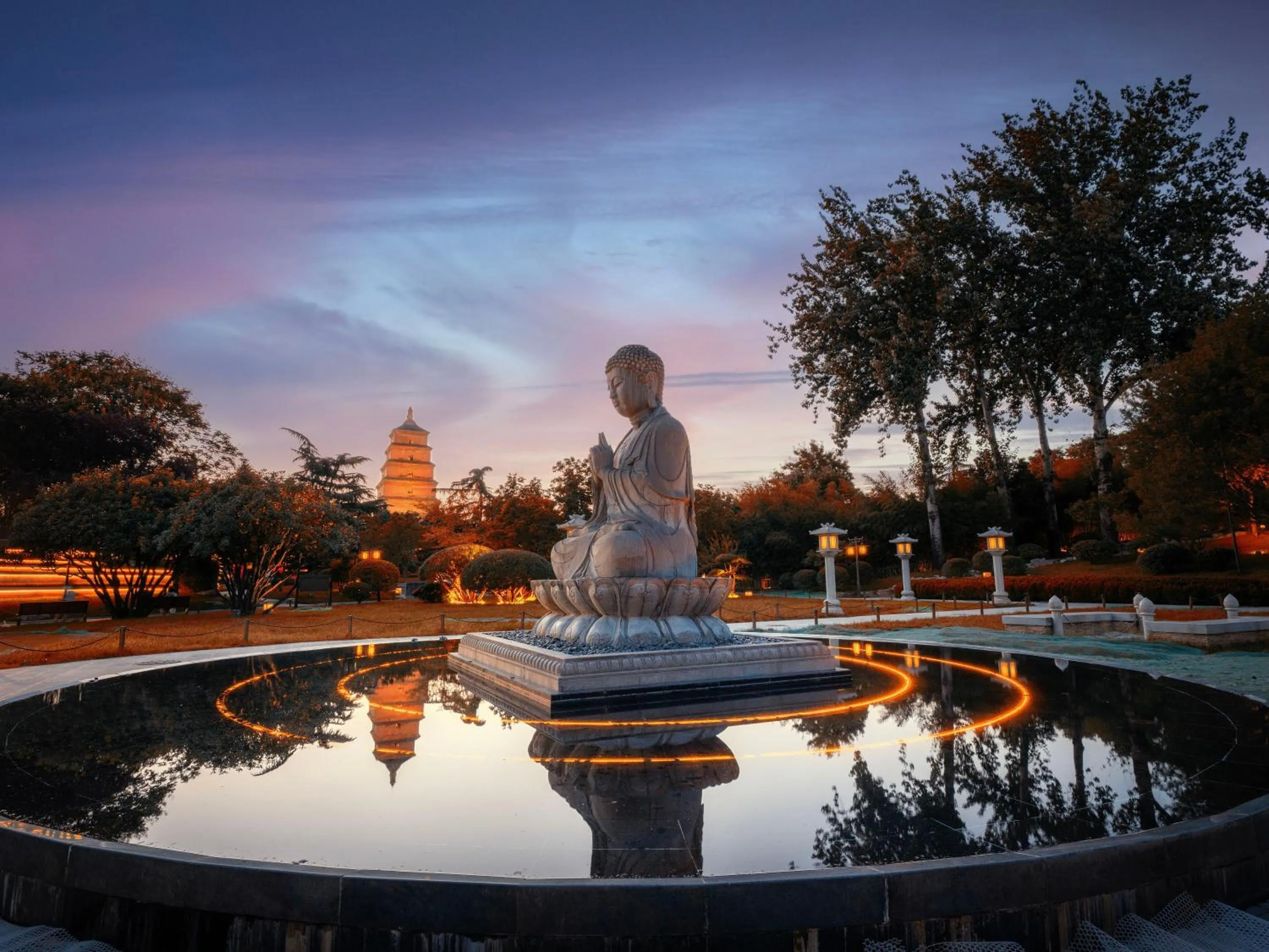 Night in Campanile Hotel Xi'an Dayan Pagoda Datang Night City Hotel