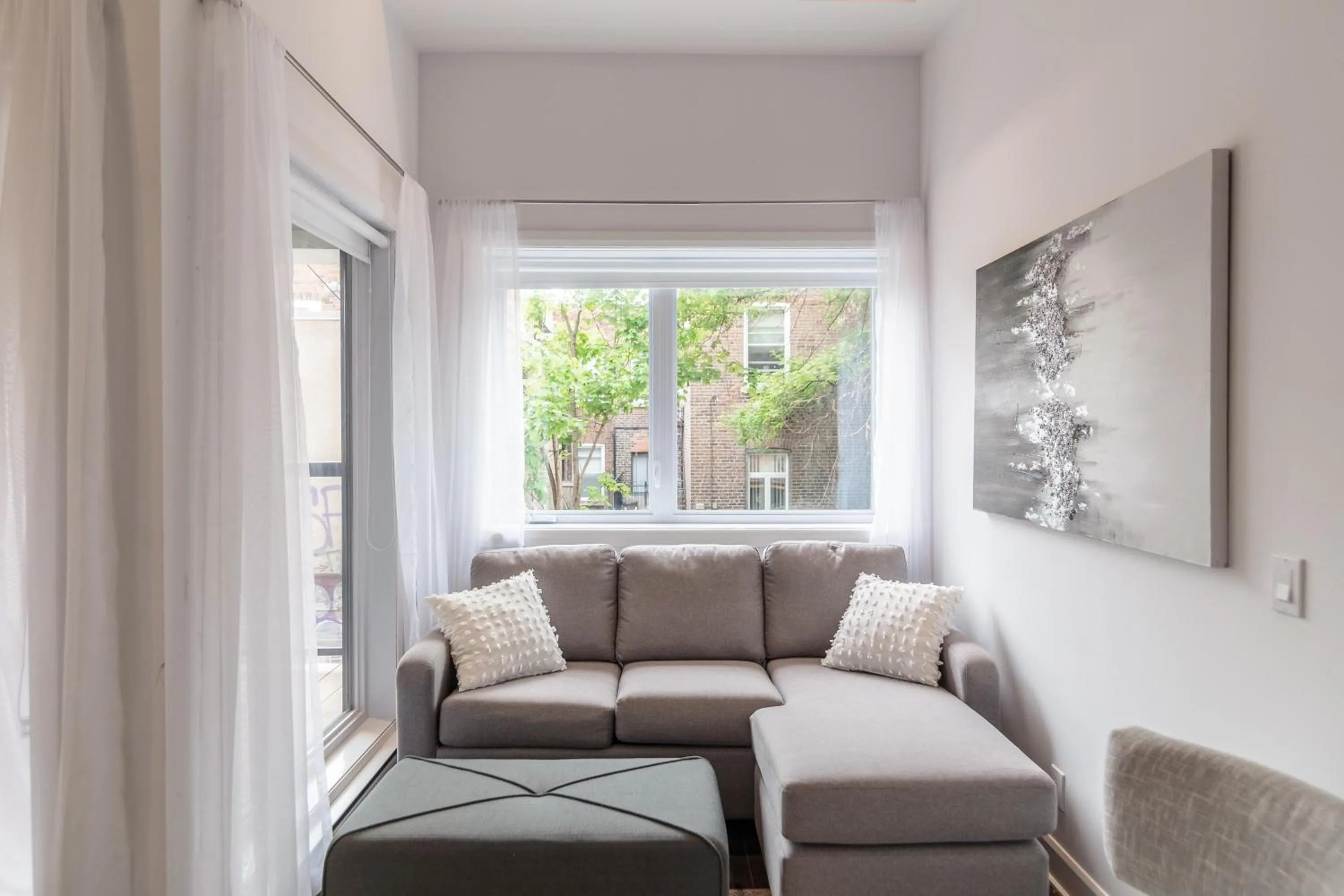 Living room in Parc Avenue Residences Mile End