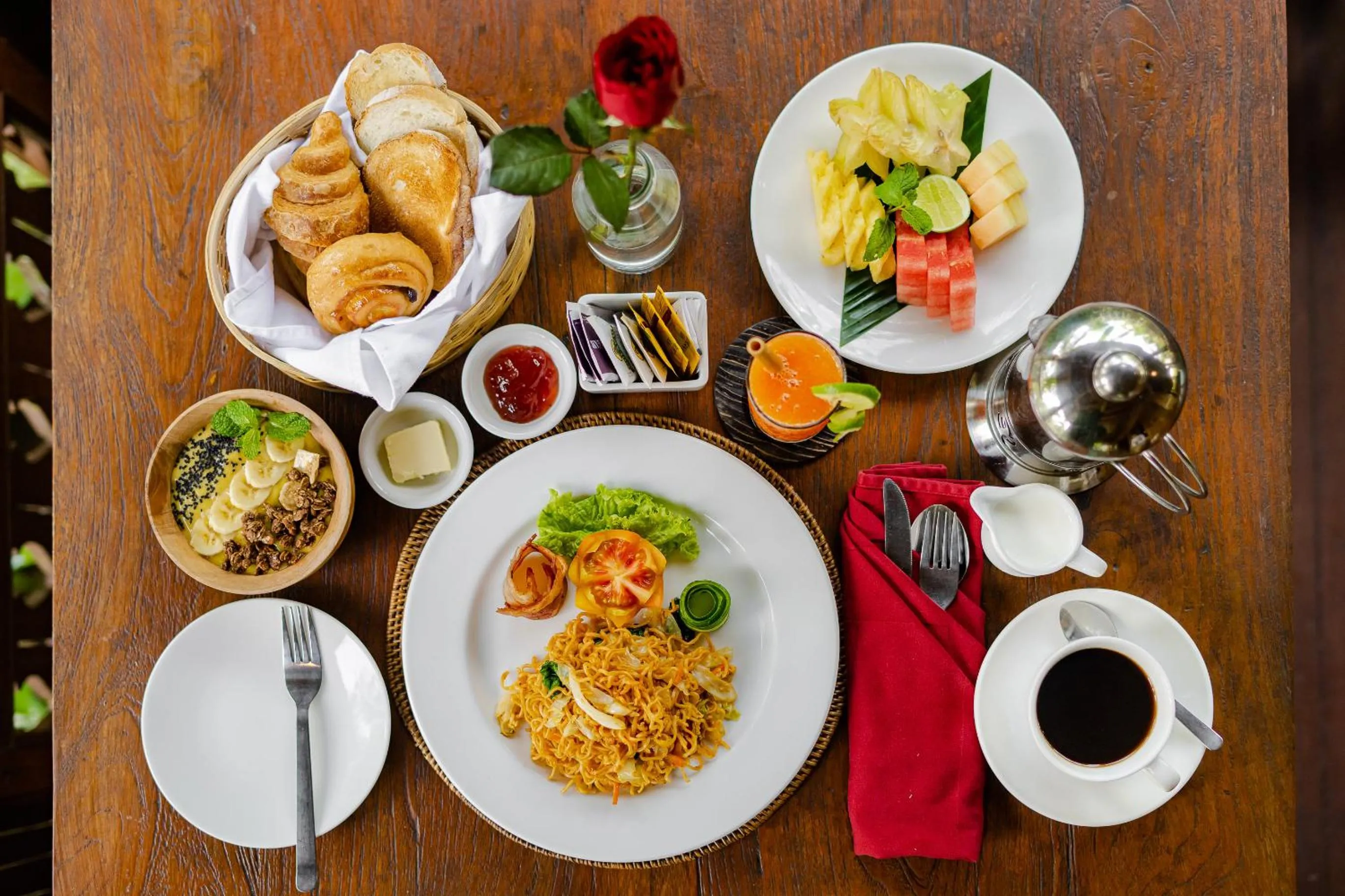 Breakfast in Mandana Ubud Villa