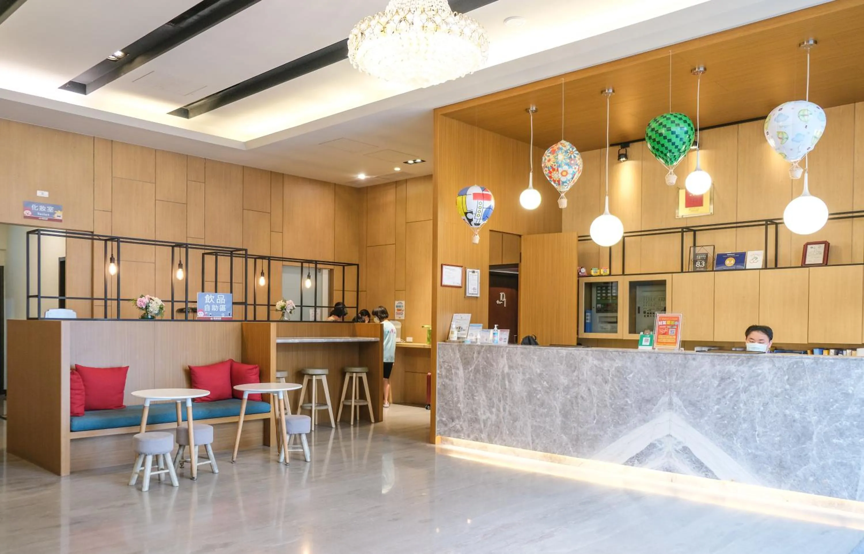 Living room in Taitung Railway Inn