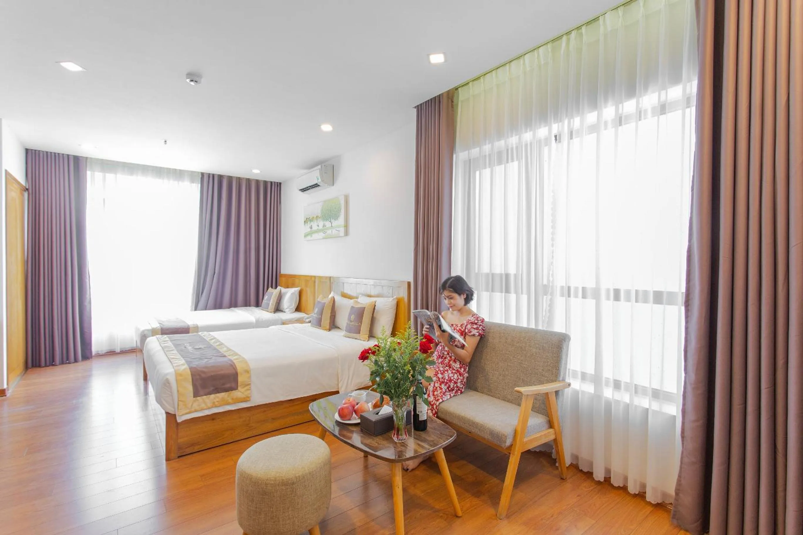 Bed in Rosabella Boutique Hotel