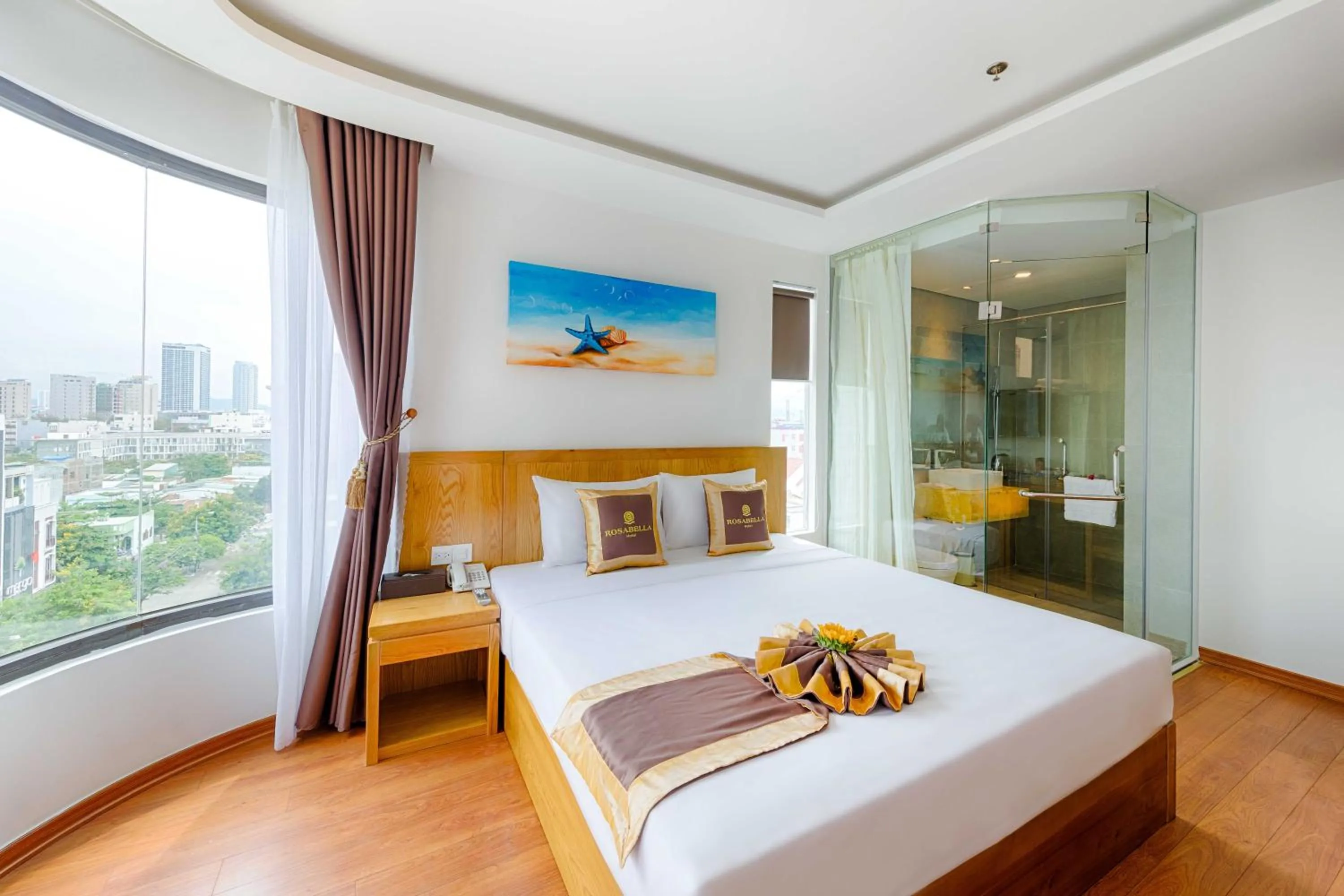 Bathroom, Bed in Rosabella Boutique Hotel