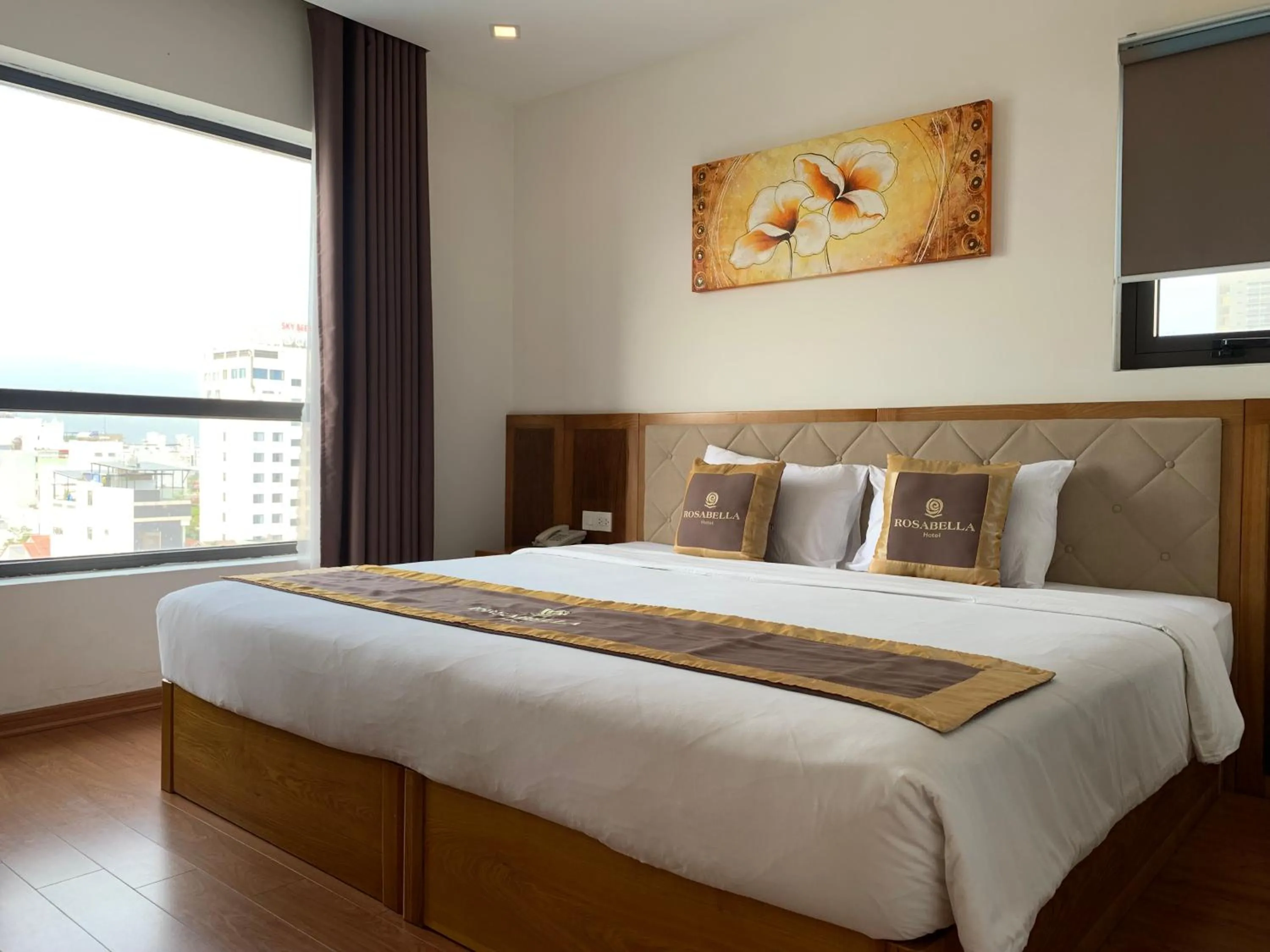 Bed in Rosabella Boutique Hotel