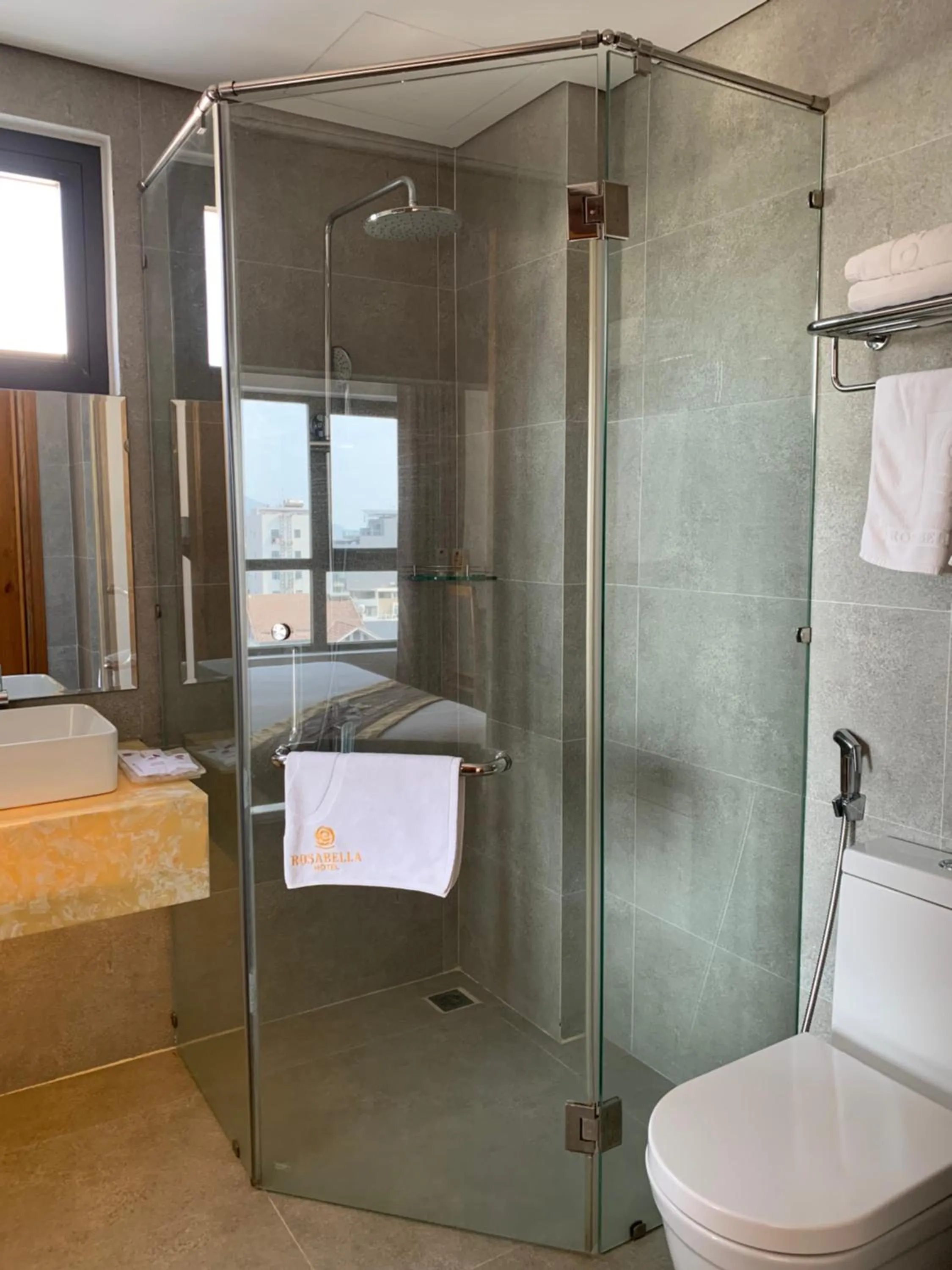 Shower in Rosabella Boutique Hotel