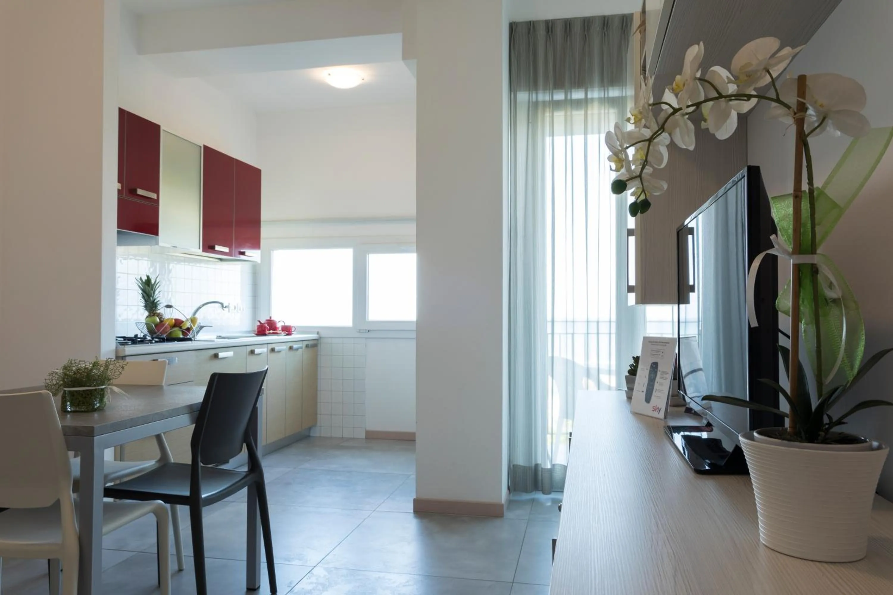 Kitchen or kitchenette in Residence Hotel Angeli