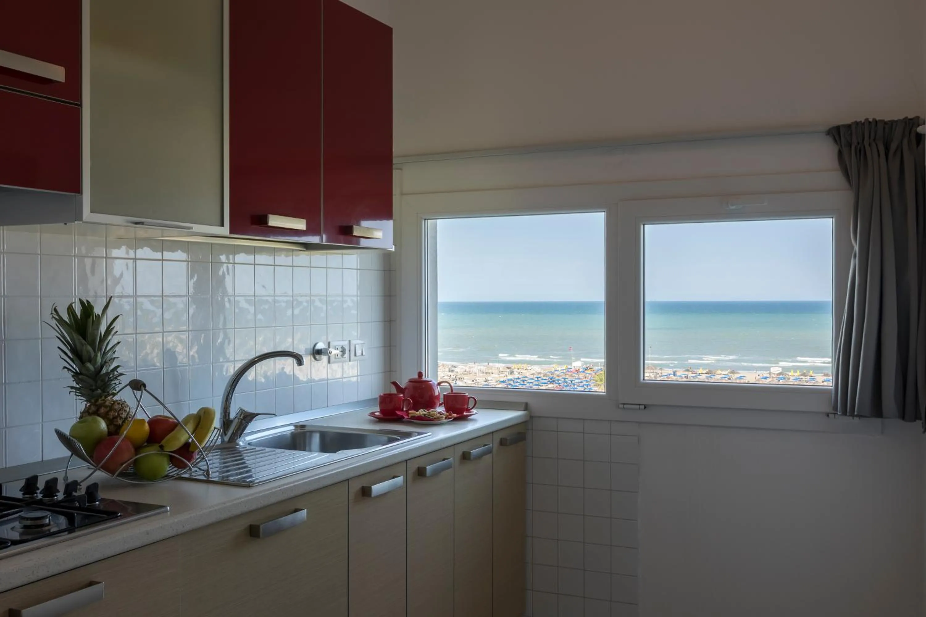 Kitchen or kitchenette in Residence Hotel Angeli